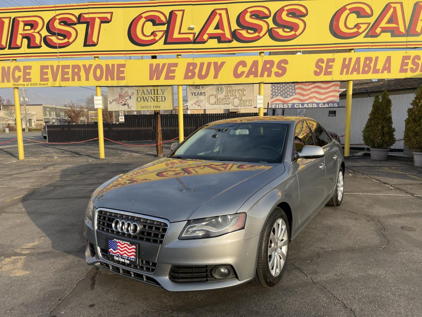 2010 Sterling Gray Metallic /Black Audi A4 2.0 T Sedan FrontTrak Multitronic (WAUEFAFL7AN) with an 2.0L L4 DOHC 16V TURBO engine, Continuously Variable Transmisson transmission, located at 801 South State Street, Salt Lake City, UT, 84111, (801) 328-0098, 40.751953, -111.888206 - Very nice clean Audi A4 2.0T Premium Plus! Clean title! Hard to fin car in great shape! Carfax shows regular service and maintenance has been done.Tires look like they are in good condition. Features: Alloy Wheels, Rear View Camera, Bluetooth Technology, Satellite Radio Ready, Front Seat Heaters, - Photo#3