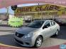 2012 Platinum Gray Metallic /Black Nissan Versa 1.6 S Sedan (3N1CN7AP2CL) with an 1.6L L4 DOHC 16V engine, 5-Speed Manual transmission, located at 801 South State Street, Salt Lake City, UT, 84111, (801) 328-0098, 40.751953, -111.888206 - One owner clean title! No accidents on Carfax history report! From a dry climate area in Arizona has not been in the Utah snow yet! Great gas mileage the fuel economy is 24 mpg in the city and up to 32 mpg on the highway. Features: Cloth Seats, ABS Brakes, Automatic Transmission, Overhead Airbags, - Photo#0