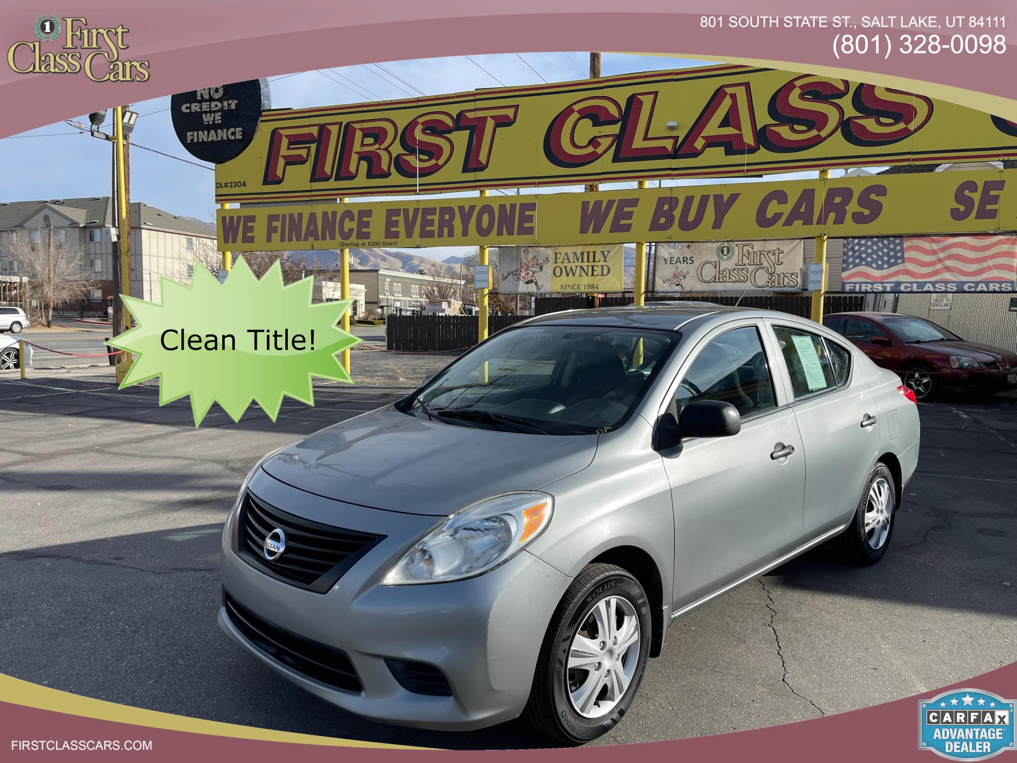 photo of 2012 Nissan Versa 1.6 S Sedan