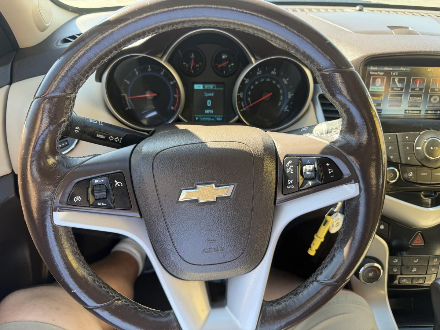 2013 Harvest Gold Metallic /Tan Chevrolet Cruze 2LT Auto (1G1PE5SB7D7) with an 1.4L L4 DOHC 16V TURBO engine, 6-Speed Automatic transmission, located at 801 South State Street, Salt Lake City, UT, 84111, (801) 328-0098, 40.751953, -111.888206 - Clean title! No reported accidents on Carfax! In great condition for the year make and miles. Low miles hard to find!!! Features: Leather Seats, Heated Seats, Alloy Wheels, Satellite Radio Ready, Bluetooth Technology, Turbo Charged Engine, Cloth Seats, ABS Brakes, Auxiliary Audio Input, Power Lock- Photo#17