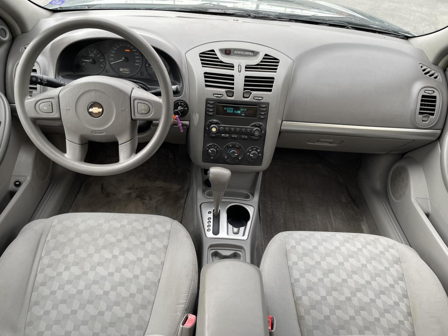 2005 Ingot Silver Metallic /Gray Chevrolet Malibu LS (1G1ZT52805F) with an 3.5L V6 OHV 12V engine, 4-Speed Automatic Overdrive transmission, located at 801 South State Street, Salt Lake City, UT, 84111, (801) 328-0098, 40.751953, -111.888206 - Clean title good reliable commuter vehicle for anyone looking for reliable transportation to go to and from work. Vehicle has passed emissions and ready to license. Features: 3.5 Liter V6 engine, Front wheel drive, automatic, power locks, power windows, cloth seats, am/fm/cd radio, power mirrors, - Photo#15