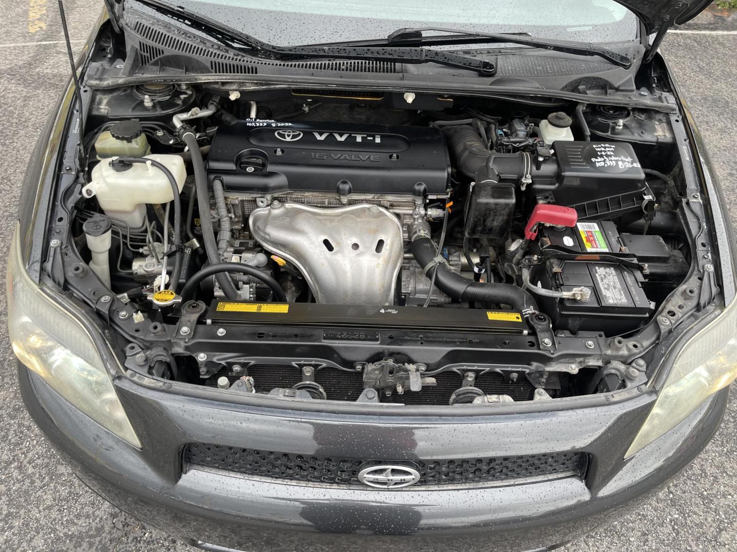2010 Mineral Gray Metallic /BLACK Scion tC Sports Coupe 4-Spd AT (JTKDE3B74A0) with an 2.4L L4 DOHC 16V engine, 4-Speed Automatic transmission, located at 801 South State Street, Salt Lake City, UT, 84111, (801) 328-0098, 40.751953, -111.888206 - Clean title! Clean Carfax no accidents reported on Carfax history report! Vehicle has been meticulously maintained according to the Carfax report. Good on gas the 2010 Scion tC with the 2.4L automatic engine is EPA-estimated to get 21 mpg in the city and 29 mpg on the highway. Features: Alloy Whee - Photo#19