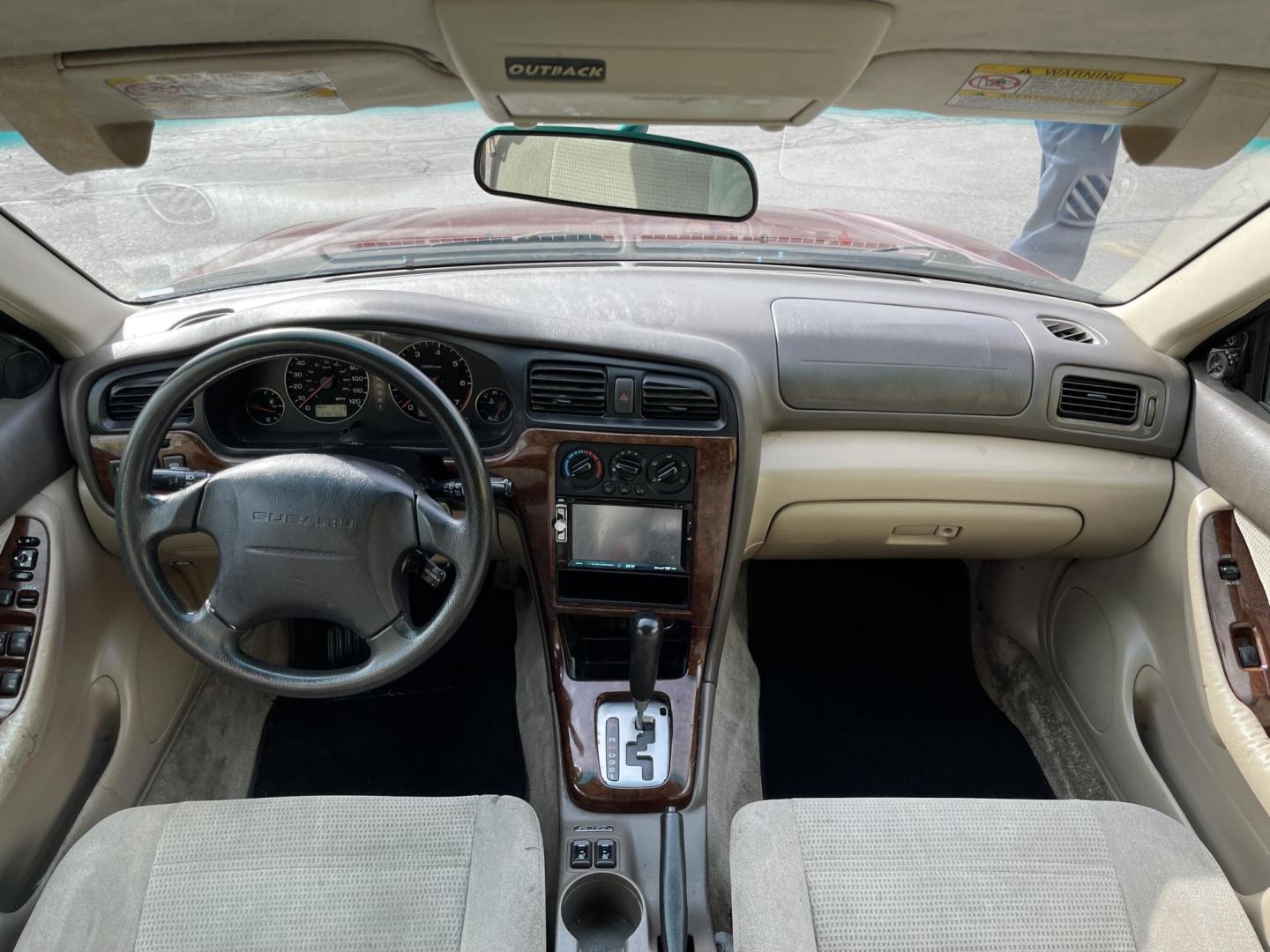 2003 Rallye Red /Tan Subaru Outback Wagon w/ All-weather Package (4S3BH675837) with an 2.5L H4 SOHC 16V engine, 4-Speed Automatic Overdrive transmission, located at 801 South State Street, Salt Lake City, UT, 84111, (801) 328-0098, 40.751953, -111.888206 - AWD! 2.5Liter 4 cylinder good on gas! Clean title! No accidents on Carfax, vehicle has a clean Carfax and has been meticulously maintained according to Carfax over 68 service records reported to Carfax that include maintenance, oil changes timing belt and several other records!!! Features: AWD, Pow - Photo#11