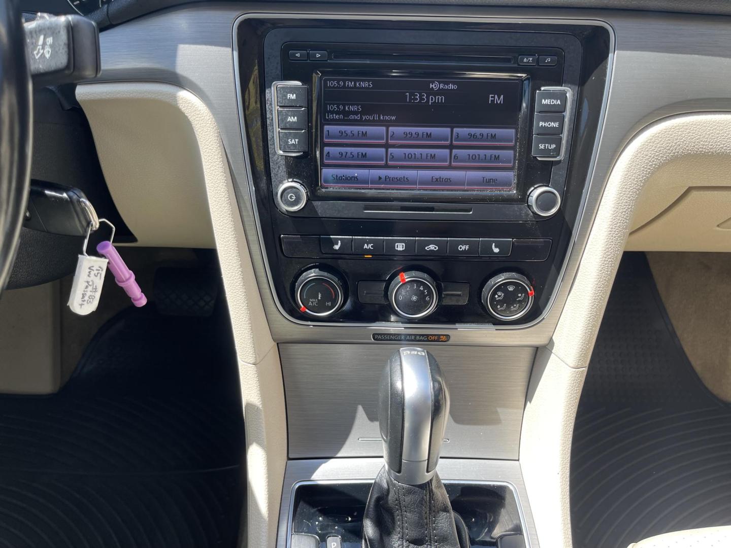 2015 Super White /Tan Volkswagen Passat TDI SE 6A w/ Sunroof (1VWBV7A31FC) with an 2.0L L4 DOHC 16V TURBO DIESEL engine, 6-Speed Automatic transmission, located at 801 South State Street, Salt Lake City, UT, 84111, (801) 328-0098, 40.751953, -111.888206 - Clean title! Hard to find Turbo Diesel engine great gas mileage! The EPA-estimated fuel economy is an excellent 34 mpg combined (30 city/42 highway). Clean car inside and out this vehicle is in immaculate condition this is a must see for any looking for a clean diesel Passat!!! Every car at First Cl - Photo#16