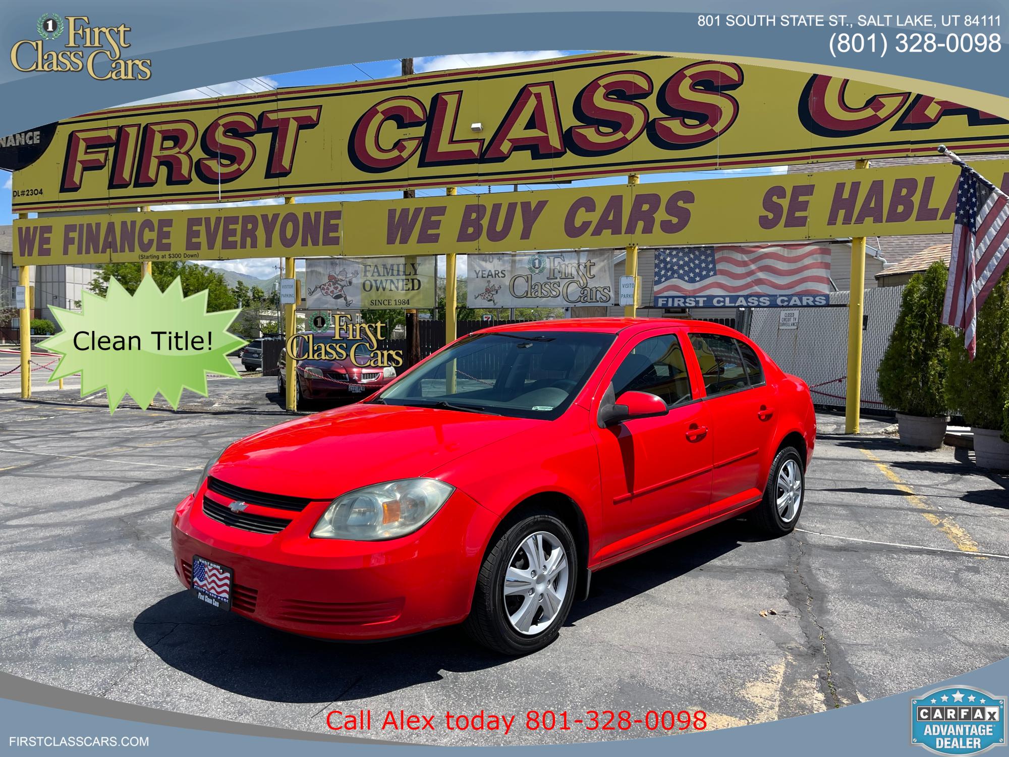 Rallye Red 2010 Chevrolet Cobalt Sedan Front-Wheel Drive 4-Speed Automatic