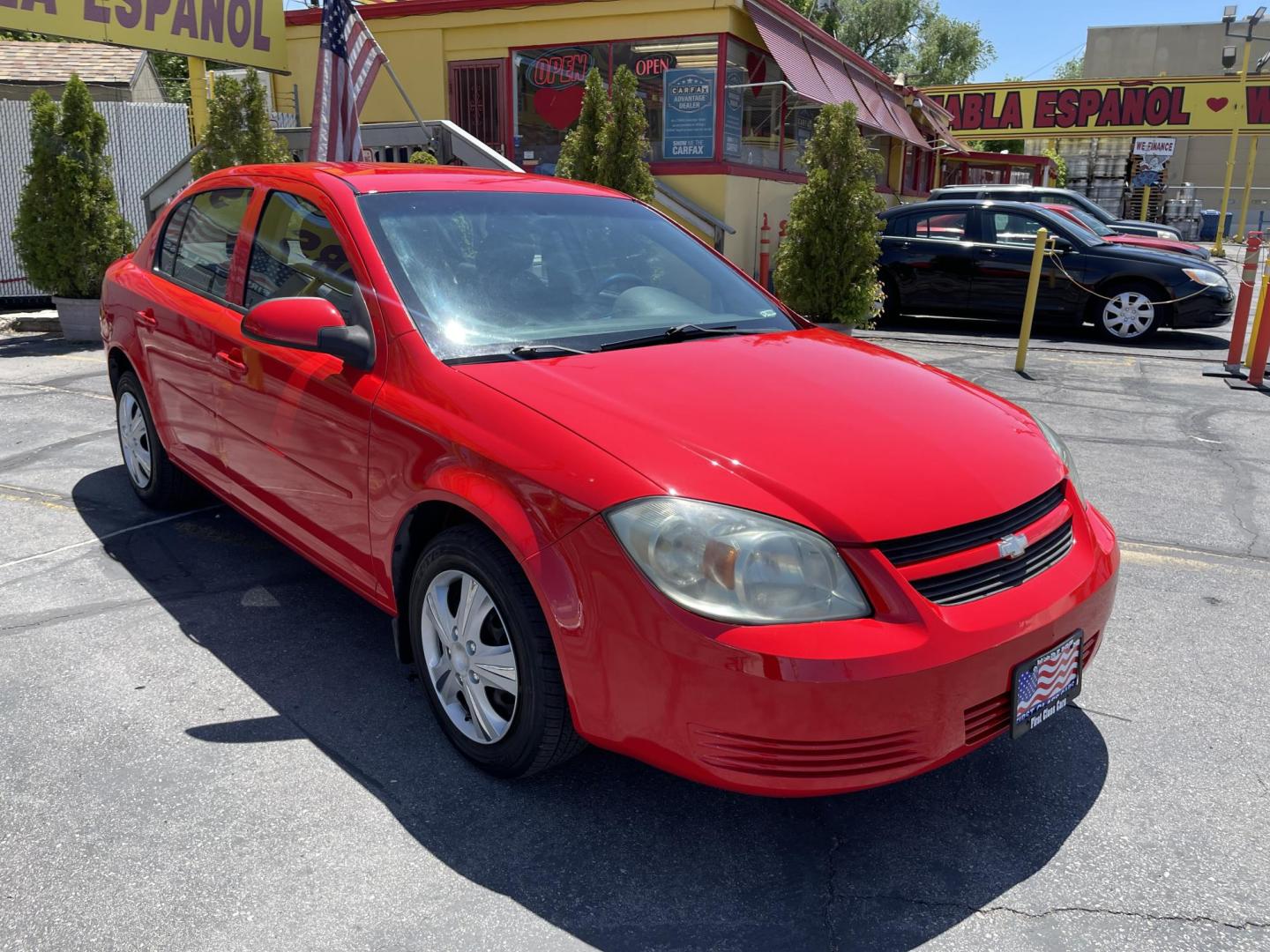 2010 Rallye Red /Black Chevrolet Cobalt LT1 Sedan (1G1AD5F56A7) with an 2.2L L4 DOHC 16V engine, 4-Speed Automatic transmission, located at 801 South State Street, Salt Lake City, UT, 84111, (801) 328-0098, 40.751953, -111.888206 - Clean title! Must see for anyone looking for good affordable transportation good on gas! Carfax states this car has has been regularly serviced and maintained Carfax shows over 34 maintenance records that have been reported that includes regular & service oil changes. The 2010 Chevrolet Cobalt LT of - Photo#3