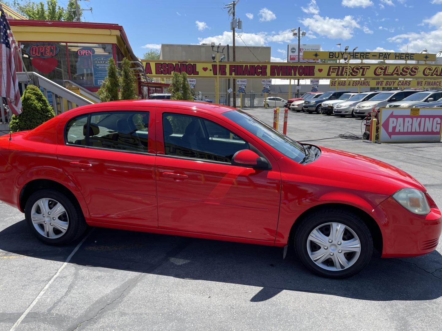 2010 Rallye Red /Black Chevrolet Cobalt LT1 Sedan (1G1AD5F56A7) with an 2.2L L4 DOHC 16V engine, 4-Speed Automatic transmission, located at 801 South State Street, Salt Lake City, UT, 84111, (801) 328-0098, 40.751953, -111.888206 - Clean title! Must see for anyone looking for good affordable transportation good on gas! Carfax states this car has has been regularly serviced and maintained Carfax shows over 34 maintenance records that have been reported that includes regular & service oil changes. The 2010 Chevrolet Cobalt LT of - Photo#4