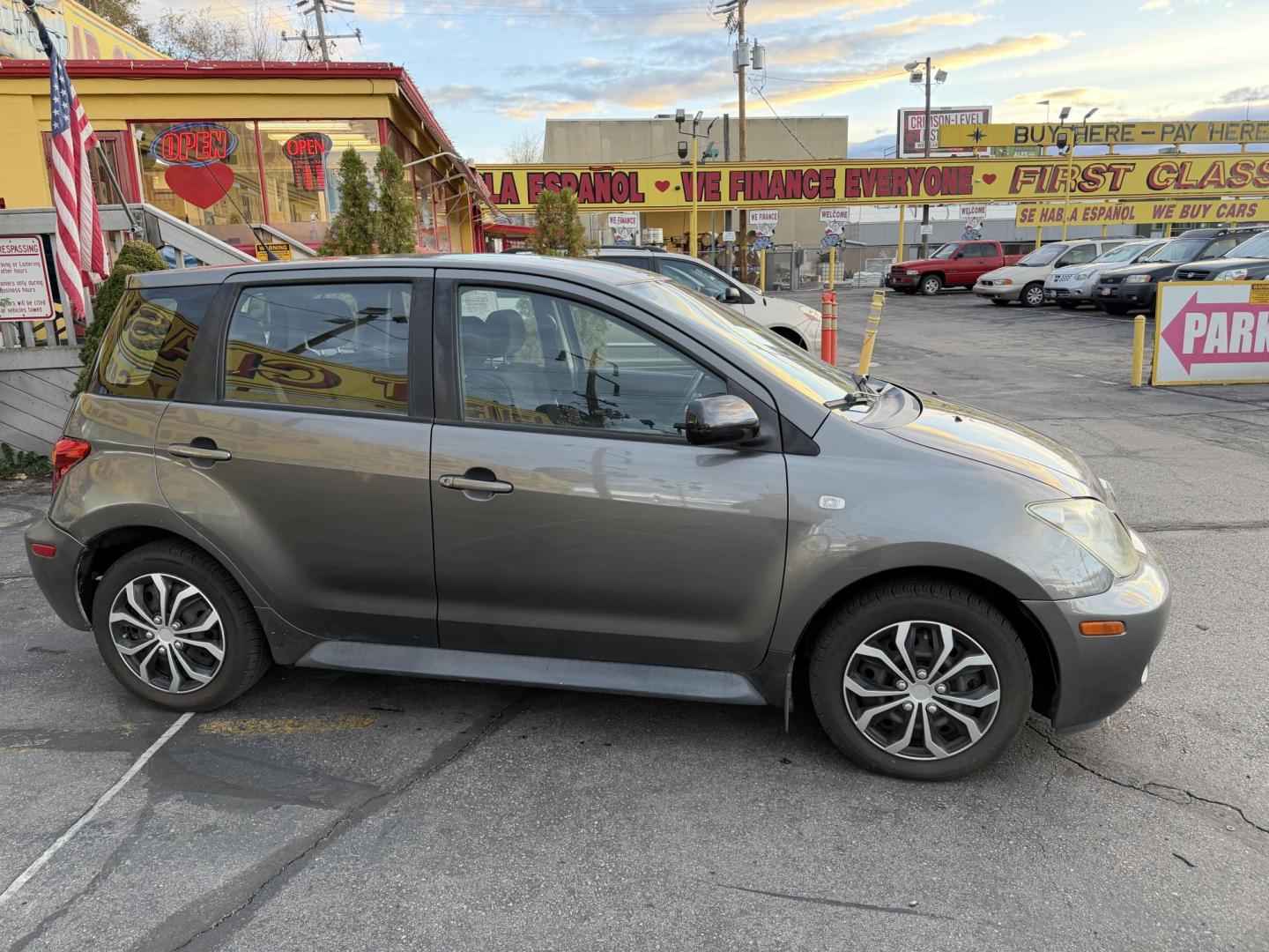 2005 Mineral Gray Metallic /Black Scion xA Hatchback (JTKKT624950) with an 1.5L L4 DOHC 16V engine, Automatic transmission, located at 801 South State Street, Salt Lake City, UT, 84111, (801) 328-0098, 40.751953, -111.888206 - Clean title! Gas saver The 2005 Scion xA Hatchback has an EPA-estimated gas mileage of 27 mpg in the city and 35 mpg on the highway!!! Great car for anyone looking for affordable reliable transportation! Scion is made by Toyota so this has affordability but dependable with a Toyota motor and Toyota - Photo#4