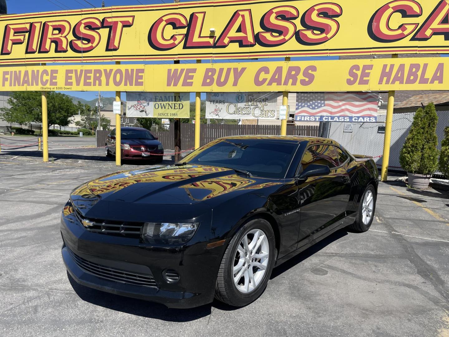 2015 Black /BLACK Chevrolet Camaro 2LS Coupe (2G1FB1E36F9) with an 3.6L V6 DOHC 24V FFV engine, 6-Speed Automatic transmission, located at 801 South State Street, Salt Lake City, UT, 84111, (801) 328-0098, 40.751953, -111.888206 - Clean title! Must see for anyone looking for a nice clean Camaro in good condition inside and out! Black interior and exterior black as well real nice look to it! Approved for up to a 5 year warranty through our warranty company. In house financing available for anyone with bad or no credit situatio - Photo#1