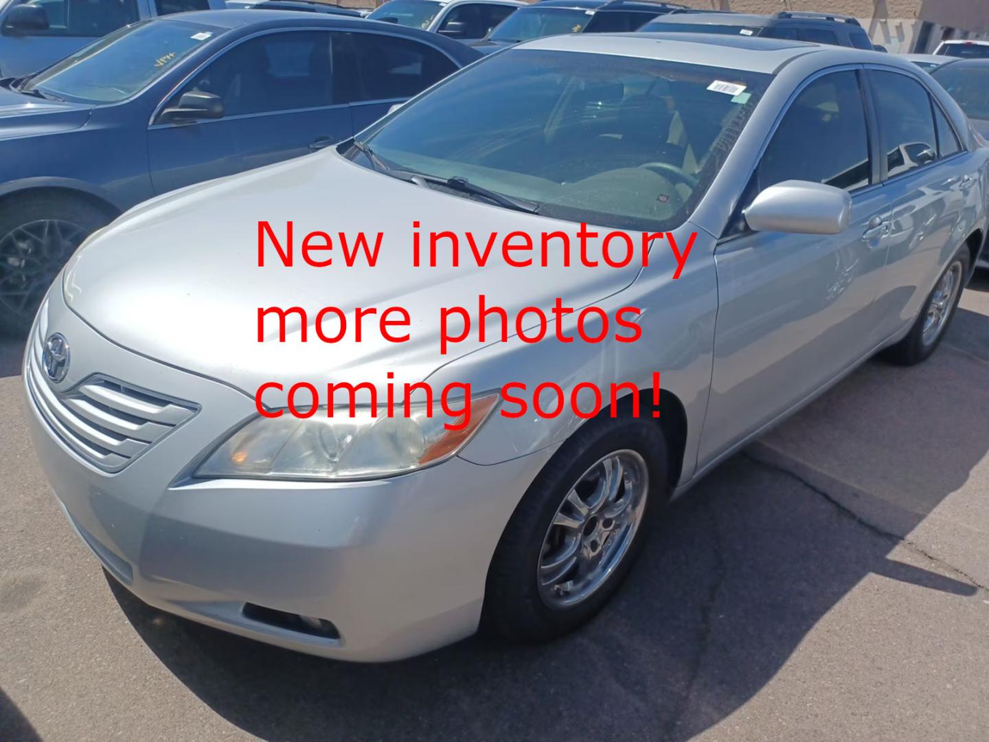 2007 Silver Sky Metallic /Tan Toyota Camry LE V6 (4T1BK46K47U) with an 3.5L V6 DOHC 24V engine, 6-Speed Automatic Overdrive transmission, located at 801 South State Street, Salt Lake City, UT, 84111, (801) 328-0098, 40.751953, -111.888206 - Clean title! Super low Miles for the year! No accidents on Carfax! 22 service records on Carfax that show regular maintenance and service including oil changes! From a dry climate area in Arizona has not been in the Utah snow yet! Approved for up to a 5 year warranty through our national warranty co - Photo#1