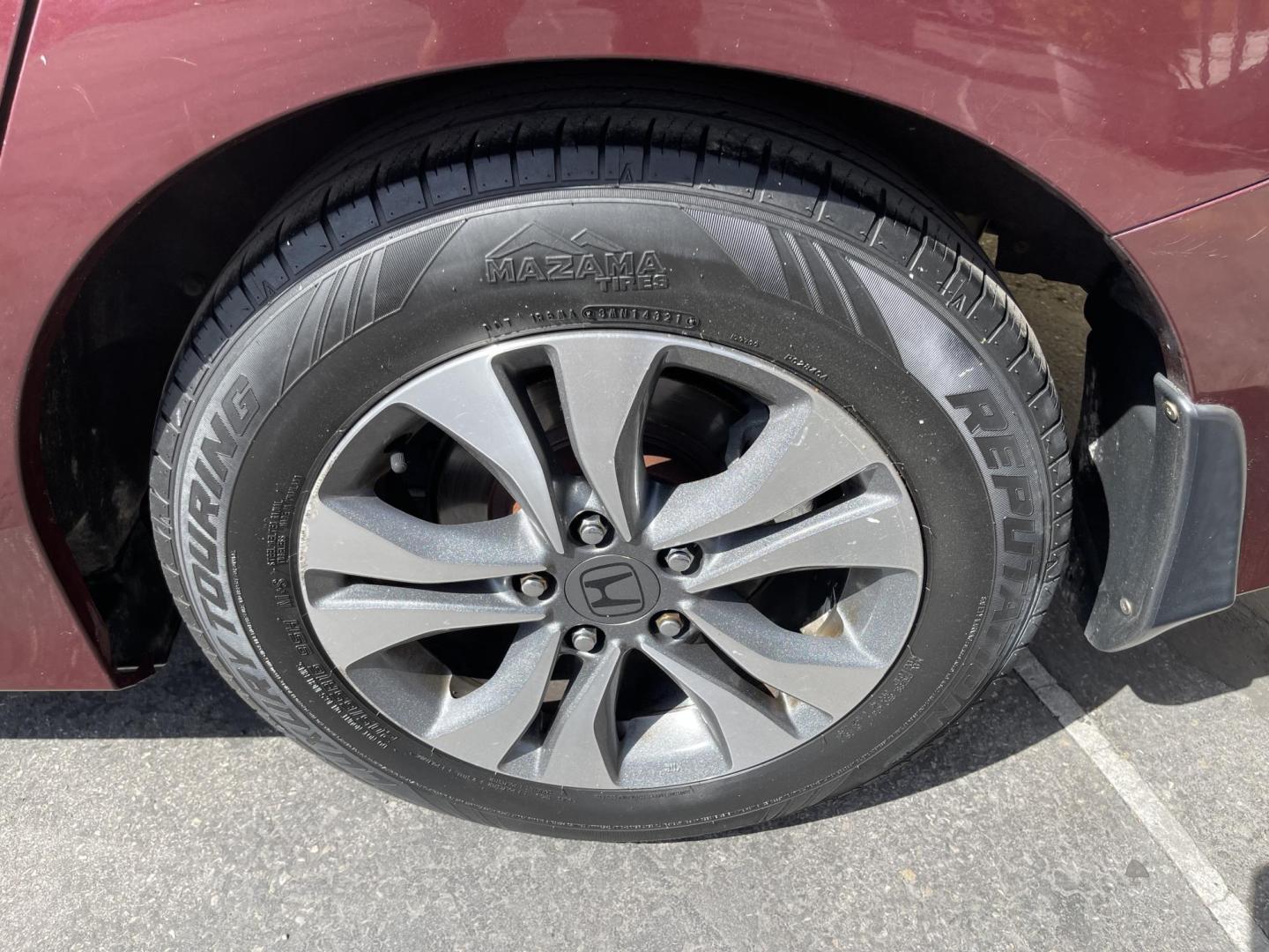 2013 Salsa Red Pearl /Tan Honda Accord LX Sedan CVT (1HGCR2F30DA) with an 2.4L L4 DOHC 16V engine, Continuously Variable Transmission transmission, located at 801 South State Street, Salt Lake City, UT, 84111, (801) 328-0098, 40.751953, -111.888206 - Clean title! Hard to find in immaculate condition inside and out! Real nice 4 door sedan!!! Features: Am/Fm/Cd, Aux input, Automatic, BlueTooth, 4 cylinder engine, Alloy wheels, newer tires!, cruise control, power windows, power locks, power mirrors, Cloth seats, equiped with Honda Earth dreams t - Photo#11