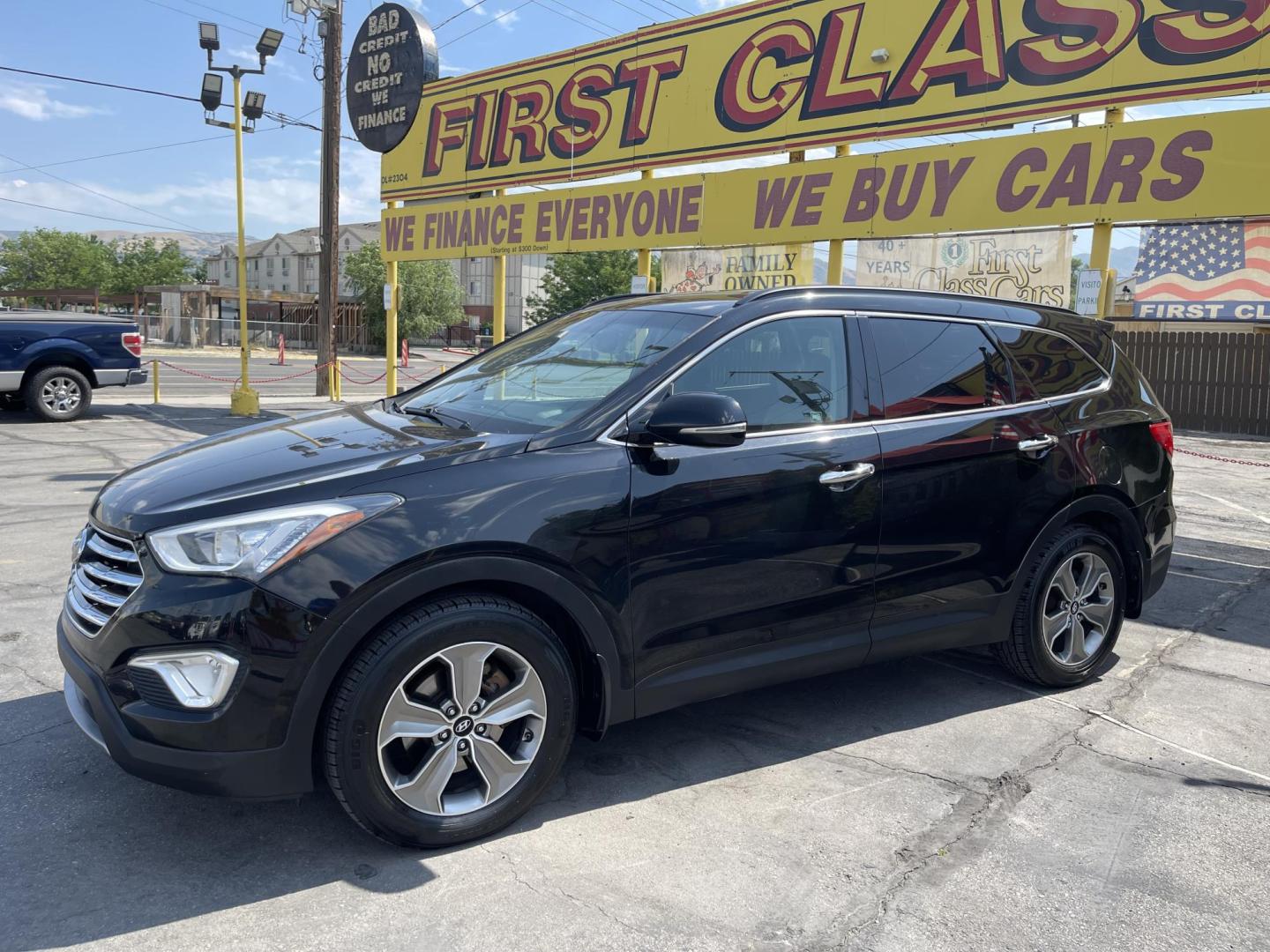 2013 Black /Tan Hyundai Santa Fe GLS AWD (KM8SNDHF2DU) with an 3.3L V6 DOHC 24V engine, 6-Speed Automatic transmission, located at 801 South State Street, Salt Lake City, UT, 84111, (801) 328-0098, 40.751953, -111.888206 - Super clean 2013 Santa Fe inside and out very clean SUV! Clean title! 3rd row seating! Leather Seats! All Wheel Drive! Approved for up to a 5 year bumper to bumper warranty that covers every major part! This is a must see for anyone looking for a clean SUV with 3rd row seating! Features: 4WD/AWD, A - Photo#9