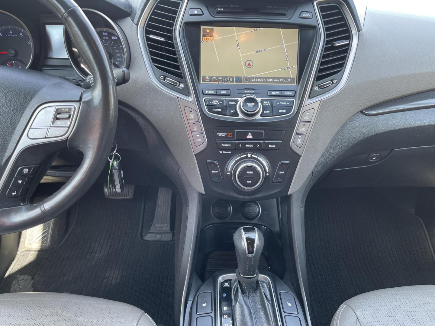 2013 Black /Tan Hyundai Santa Fe GLS AWD (KM8SNDHF2DU) with an 3.3L V6 DOHC 24V engine, 6-Speed Automatic transmission, located at 801 South State Street, Salt Lake City, UT, 84111, (801) 328-0098, 40.751953, -111.888206 - Super clean 2013 Santa Fe inside and out very clean SUV! Clean title! 3rd row seating! Leather Seats! All Wheel Drive! Approved for up to a 5 year bumper to bumper warranty that covers every major part! This is a must see for anyone looking for a clean SUV with 3rd row seating! Features: 4WD/AWD, A - Photo#16