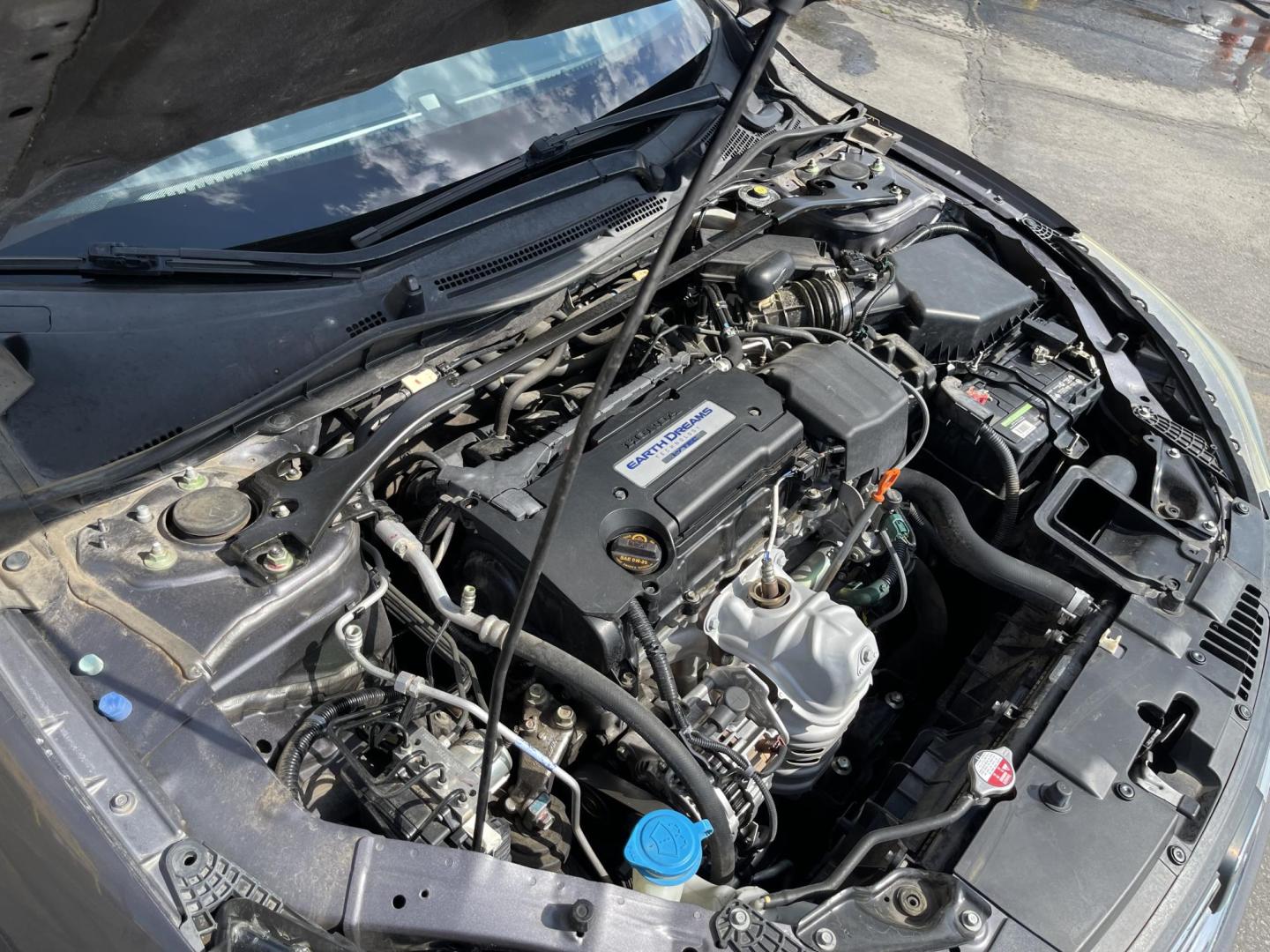 2014 Graphite Pearl /Gray Honda Accord EX-L Sedan CVT (1HGCR2F88EA) with an 2.4L L4 DOHC 16V engine, Continuously Variable Transmission transmission, located at 801 South State Street, Salt Lake City, UT, 84111, (801) 328-0098, 40.751953, -111.888206 - Clean title! No accidents only 2 previous owners! Immaculate condition hard to find from dry climate area no salt no rust! Excellent condition must see for anyone looking for a clean Honda Accord! Approved for up to a 5 year warranty covered through Protective warranty company covered bumper to bump - Photo#25
