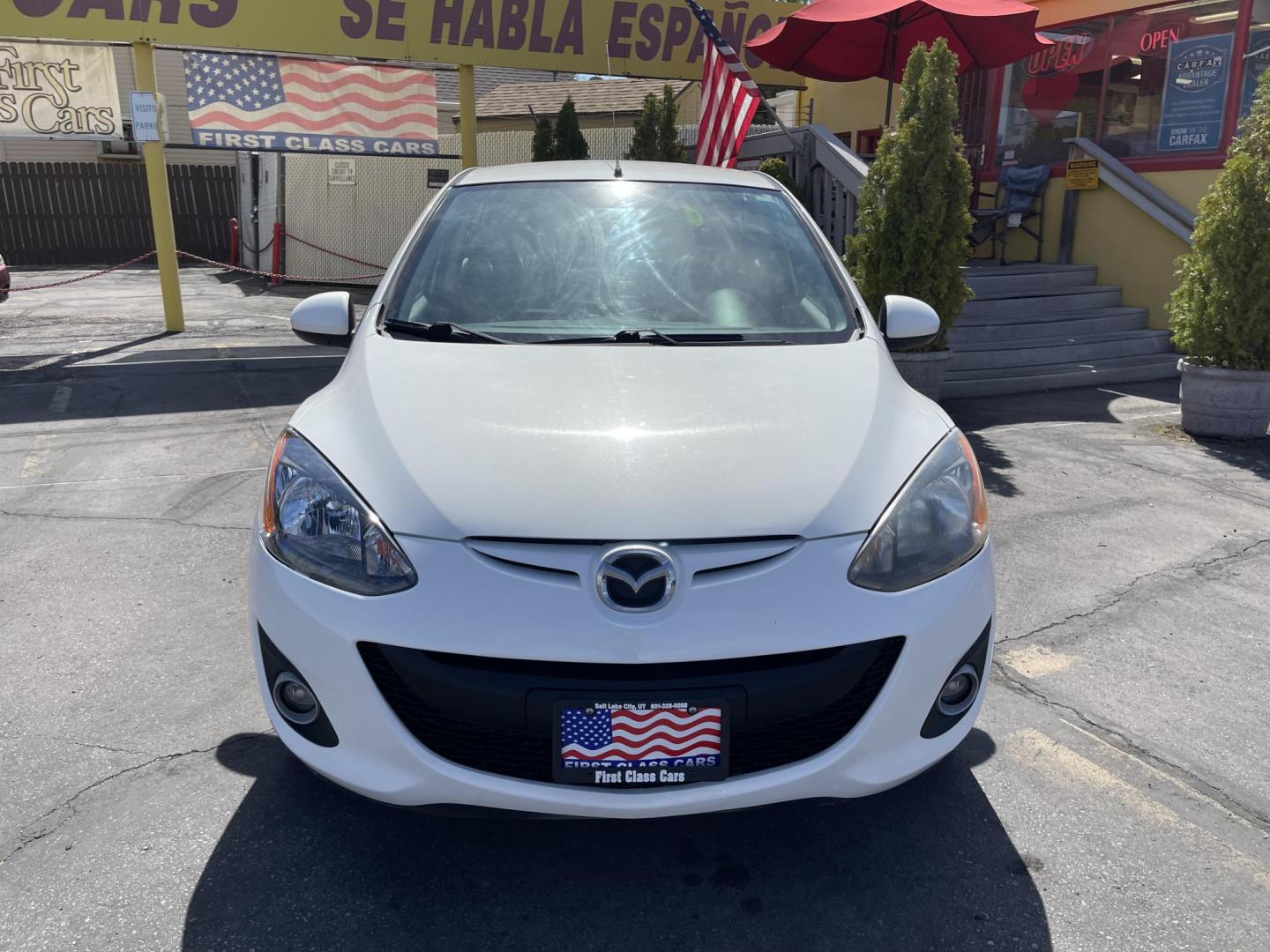 2013 Super White /BLACK Mazda MAZDA2 Touring (JM1DE1LZ7D0) with an 1.5L L4 DOHC 16V engine, Automatic transmission, located at 801 South State Street, Salt Lake City, UT, 84111, (801) 328-0098, 40.751953, -111.888206 - Clean Title!!! Good condition for the year, make and miles! Great gas mileage averaging 29 mpg in the city and 35 mpg on the highway! Approved for up to a 5 year warranty through Protective warranty company! Must see for anyone looking for clean reliable transportation and great gas mileage that wi - Photo#2
