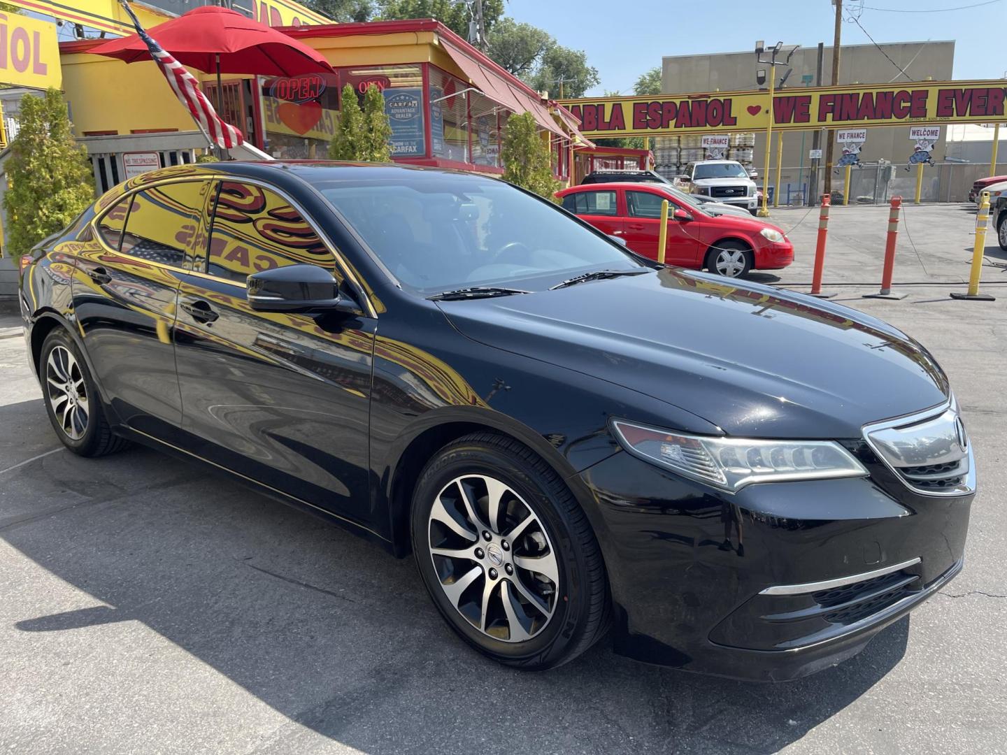 2015 Black /BLACK Acura TLX 8-Spd DCT (19UUB1F30FA) with an 2.5L L4 DOHC 16V engine, 8-Speed Automatic transmission, located at 801 South State Street, Salt Lake City, UT, 84111, (801) 328-0098, 40.751953, -111.888206 - Clean title! Immaculate condition! Very nice luxury sedan made with precision by Acura design and engineering! Hard to find in this great shape and also affordability for anyone looking to enjoy luxury in style at affordability! Clean Carfax report only shows 2 previous owners and no accidents!!! Mu - Photo#5