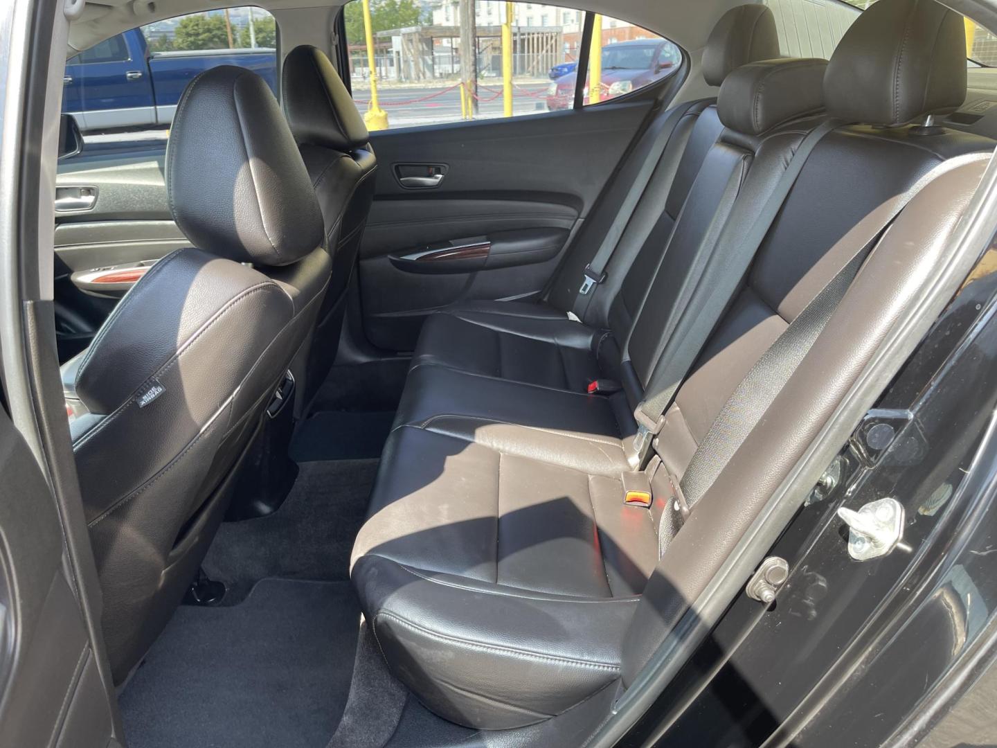 2015 Black /BLACK Acura TLX 8-Spd DCT (19UUB1F30FA) with an 2.5L L4 DOHC 16V engine, 8-Speed Automatic transmission, located at 801 South State Street, Salt Lake City, UT, 84111, (801) 328-0098, 40.751953, -111.888206 - Clean title! Immaculate condition! Very nice luxury sedan made with precision by Acura design and engineering! Hard to find in this great shape and also affordability for anyone looking to enjoy luxury in style at affordability! Clean Carfax report only shows 2 previous owners and no accidents!!! Mu - Photo#16