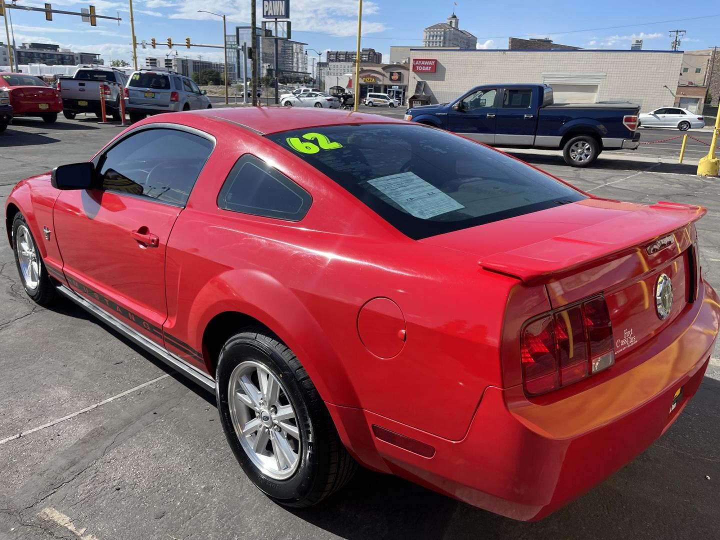 2009 Sport Red Metallic /Gray Ford Mustang V6 Coupe (1ZVHT80N895) with an 4.0L V6 SOHC 12V engine, AUTOMATIC transmission, located at 801 South State Street, Salt Lake City, UT, 84111, (801) 328-0098, 40.751953, -111.888206 - Clean title! Approved for up to a 5 year warranty! Has been checked out by our service center and passed emissions already and been approved for up to a 5 year warranty that can be purchased. Features: ABS Brakes, Air Conditioning, Alloy Wheels, AM/FM Stereo, Automatic Transmission, Auxiliary Audi - Photo#8