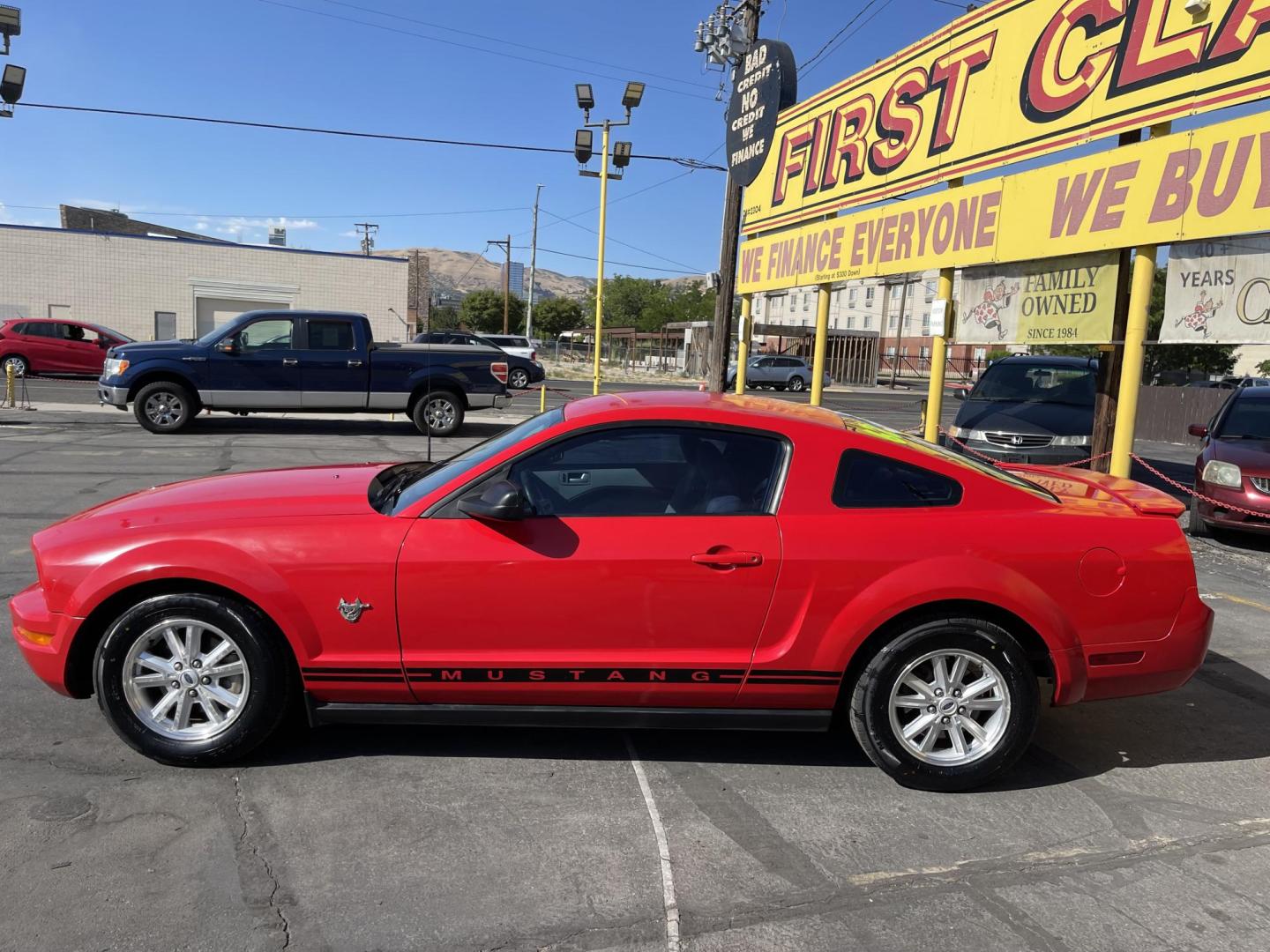 2009 Sport Red Metallic /Gray Ford Mustang V6 Coupe (1ZVHT80N895) with an 4.0L V6 SOHC 12V engine, AUTOMATIC transmission, located at 801 South State Street, Salt Lake City, UT, 84111, (801) 328-0098, 40.751953, -111.888206 - Clean title! Approved for up to a 5 year warranty! Has been checked out by our service center and passed emissions already and been approved for up to a 5 year warranty that can be purchased. Features: ABS Brakes, Air Conditioning, Alloy Wheels, AM/FM Stereo, Automatic Transmission, Auxiliary Audi - Photo#9
