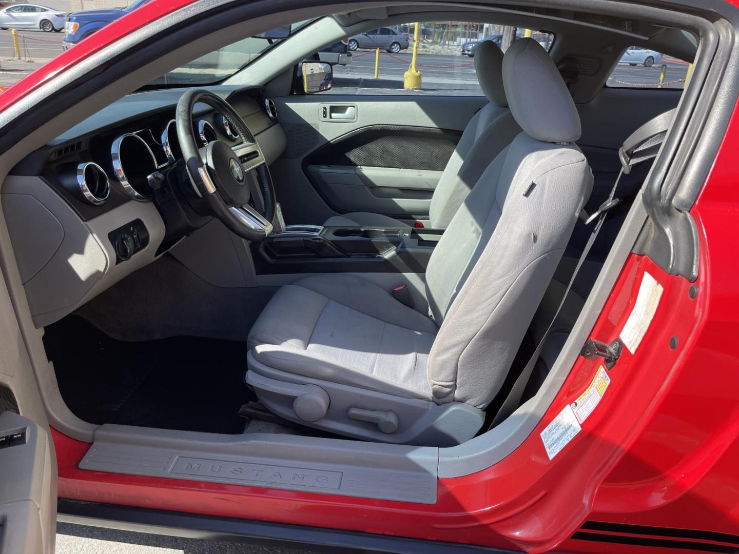 2009 Sport Red Metallic /Gray Ford Mustang V6 Coupe (1ZVHT80N895) with an 4.0L V6 SOHC 12V engine, AUTOMATIC transmission, located at 801 South State Street, Salt Lake City, UT, 84111, (801) 328-0098, 40.751953, -111.888206 - Clean title! Approved for up to a 5 year warranty! Has been checked out by our service center and passed emissions already and been approved for up to a 5 year warranty that can be purchased. Features: ABS Brakes, Air Conditioning, Alloy Wheels, AM/FM Stereo, Automatic Transmission, Auxiliary Audi - Photo#13