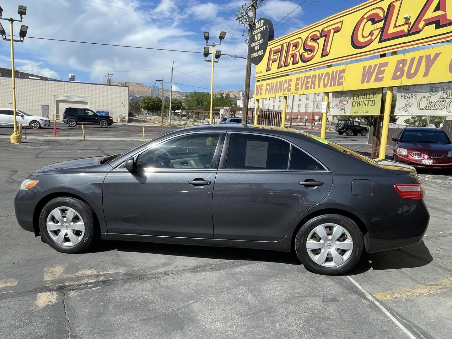2009 Sterling Gray Metallic /Gray Toyota Camry LE 5-Spd AT (4T1BE46K49U) with an 2.4L L4 DOHC 16V engine, 5-Speed Automatic Overdrive transmission, located at 801 South State Street, Salt Lake City, UT, 84111, (801) 328-0098, 40.751953, -111.888206 - Clean title! No accidents on Carfax report! Only 2 previous owners on Carfax history report! Carfax shows regular service was done on this vehicle including oil changes and maintenance intervals. Vehicle has passed state of Utah emissions already and checked out by our mechanic and approved for up t - Photo#7