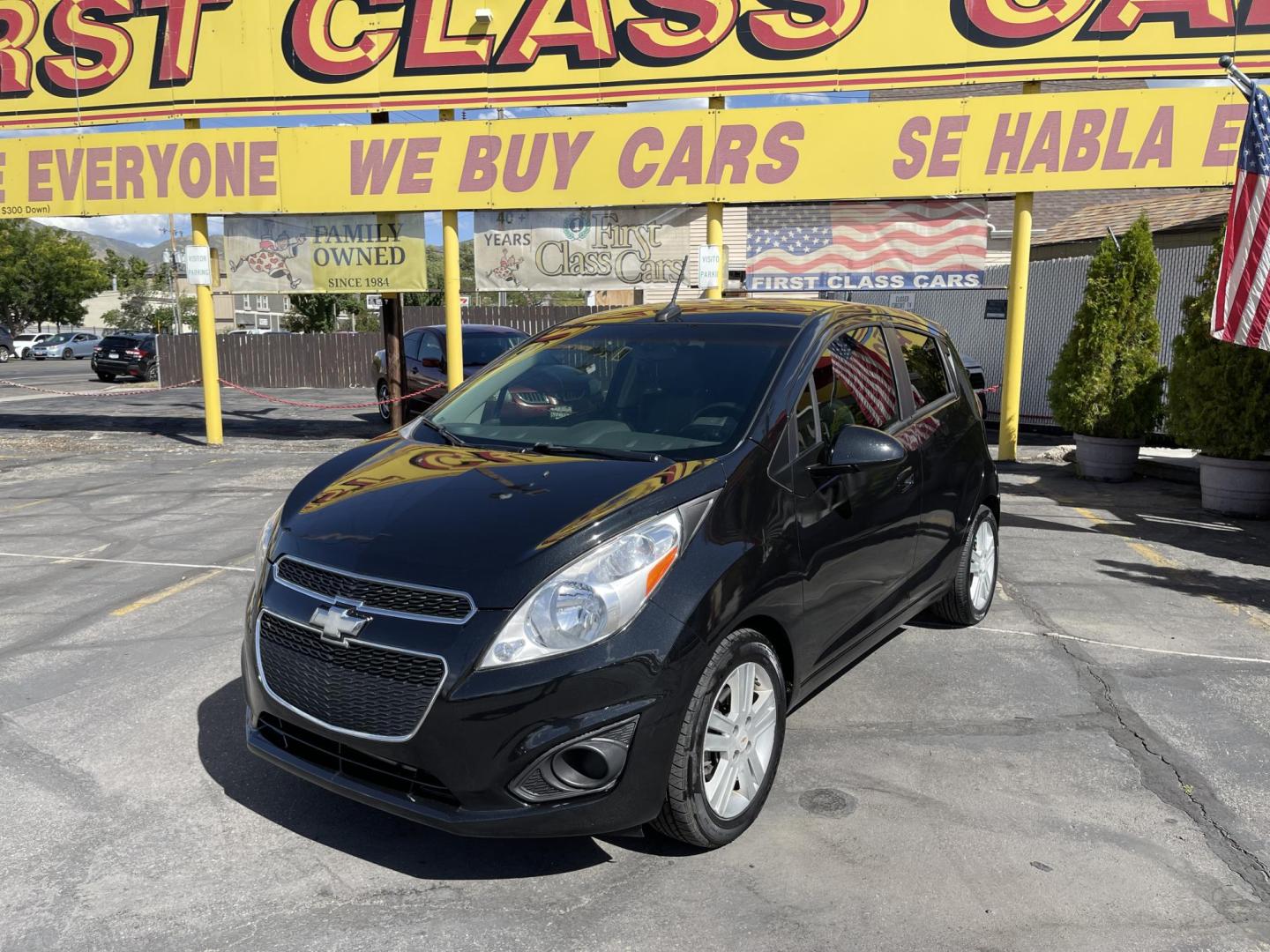 2013 Black /Black Chevrolet Spark LS Auto (KL8CB6S90DC) with an 1.2L L4 16V DOHC engine, 4-Speed Automatic transmission, located at 801 South State Street, Salt Lake City, UT, 84111, (801) 328-0098, 40.751953, -111.888206 - Clean title! Great gas saver! Low miles! Hard to find this clean with low miles at an affordable price range! Has been approved for up to a 5 year bumper to bumper warranty that can be purchased anywhere from 3 months up to 5 years for a powertrain warranty. Features: ABS Brakes, Air Conditioning, - Photo#1