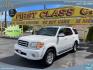 2004 Super White /Tan Toyota Sequoia Limited 4WD (5TDBT48A54S) with an 4.7L V8 DOHC 32V engine, 4-Speed Automatic Overdrive transmission, located at 801 South State Street, Salt Lake City, UT, 84111, (801) 328-0098, 40.751953, -111.888206 - Clean title! Nice 4x4 Sequoia in great condition for the year, make and miles. This Sequoia has been taken care of and maintained very well! Has passed inspections by our mechanic and approved for up to a 3 month up to 5 year warranty that covers every major part bumper to bumper. Features: Leather - Photo#0