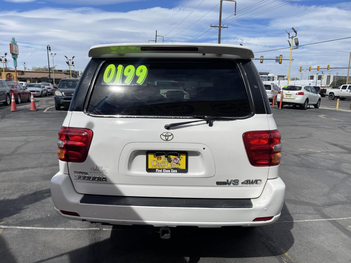 2004 Super White /Tan Toyota Sequoia Limited 4WD (5TDBT48A54S) with an 4.7L V8 DOHC 32V engine, 4-Speed Automatic Overdrive transmission, located at 801 South State Street, Salt Lake City, UT, 84111, (801) 328-0098, 40.751953, -111.888206 - Clean title! Nice 4x4 Sequoia in great condition for the year, make and miles. This Sequoia has been taken care of and maintained very well! Has passed inspections by our mechanic and approved for up to a 3 month up to 5 year warranty that covers every major part bumper to bumper. Features: Leather - Photo#7