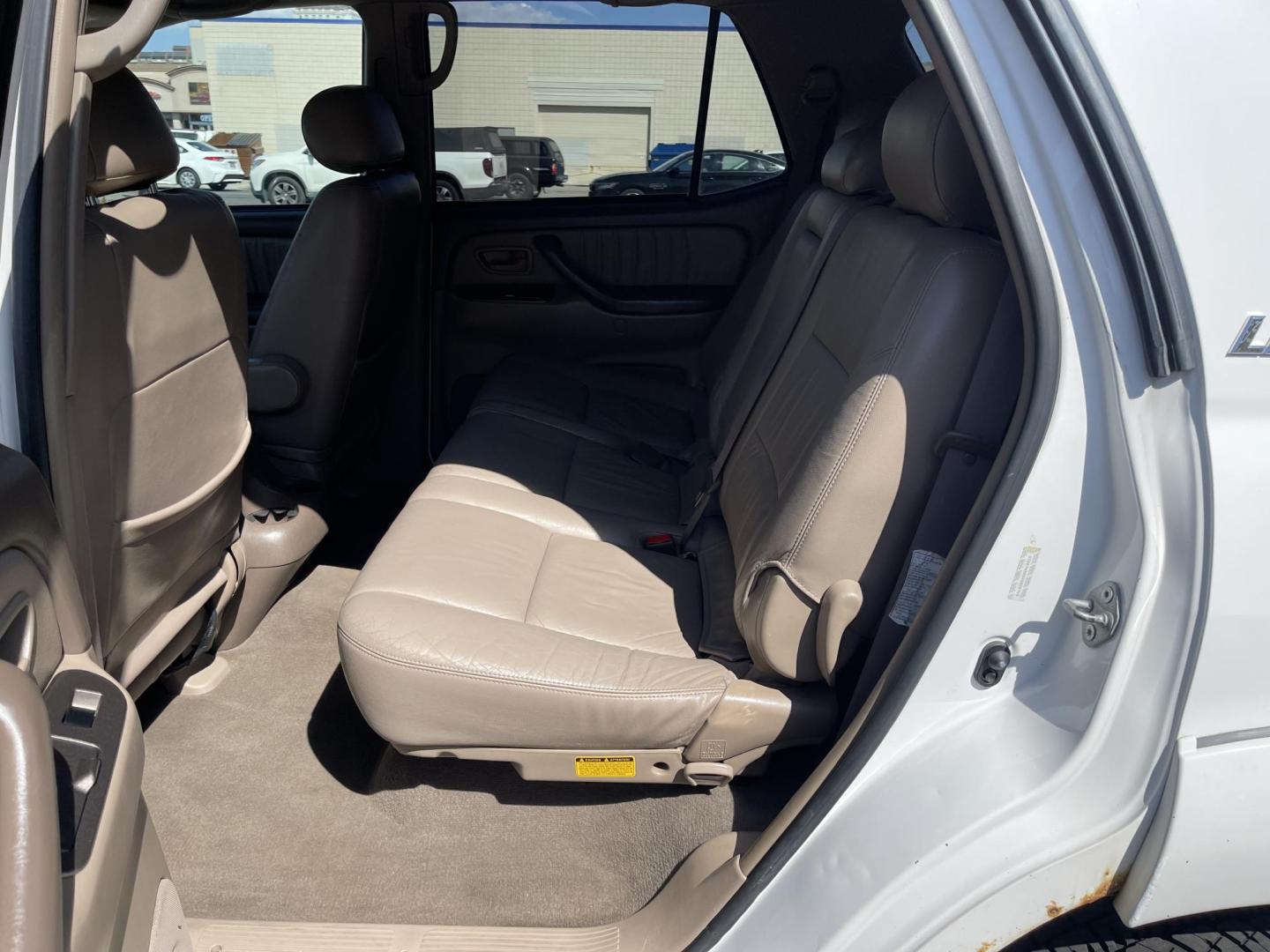2004 Super White /Tan Toyota Sequoia Limited 4WD (5TDBT48A54S) with an 4.7L V8 DOHC 32V engine, 4-Speed Automatic Overdrive transmission, located at 801 South State Street, Salt Lake City, UT, 84111, (801) 328-0098, 40.751953, -111.888206 - Clean title! Nice 4x4 Sequoia in great condition for the year, make and miles. This Sequoia has been taken care of and maintained very well! Has passed inspections by our mechanic and approved for up to a 3 month up to 5 year warranty that covers every major part bumper to bumper. Features: Leather - Photo#10