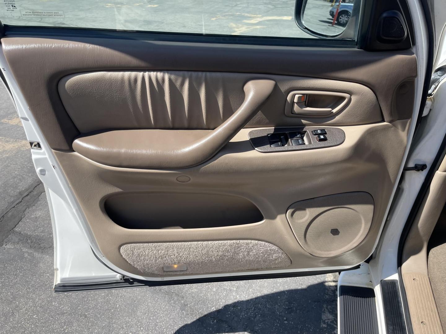 2004 Super White /Tan Toyota Sequoia Limited 4WD (5TDBT48A54S) with an 4.7L V8 DOHC 32V engine, 4-Speed Automatic Overdrive transmission, located at 801 South State Street, Salt Lake City, UT, 84111, (801) 328-0098, 40.751953, -111.888206 - Clean title! Nice 4x4 Sequoia in great condition for the year, make and miles. This Sequoia has been taken care of and maintained very well! Has passed inspections by our mechanic and approved for up to a 3 month up to 5 year warranty that covers every major part bumper to bumper. Features: Leather - Photo#16