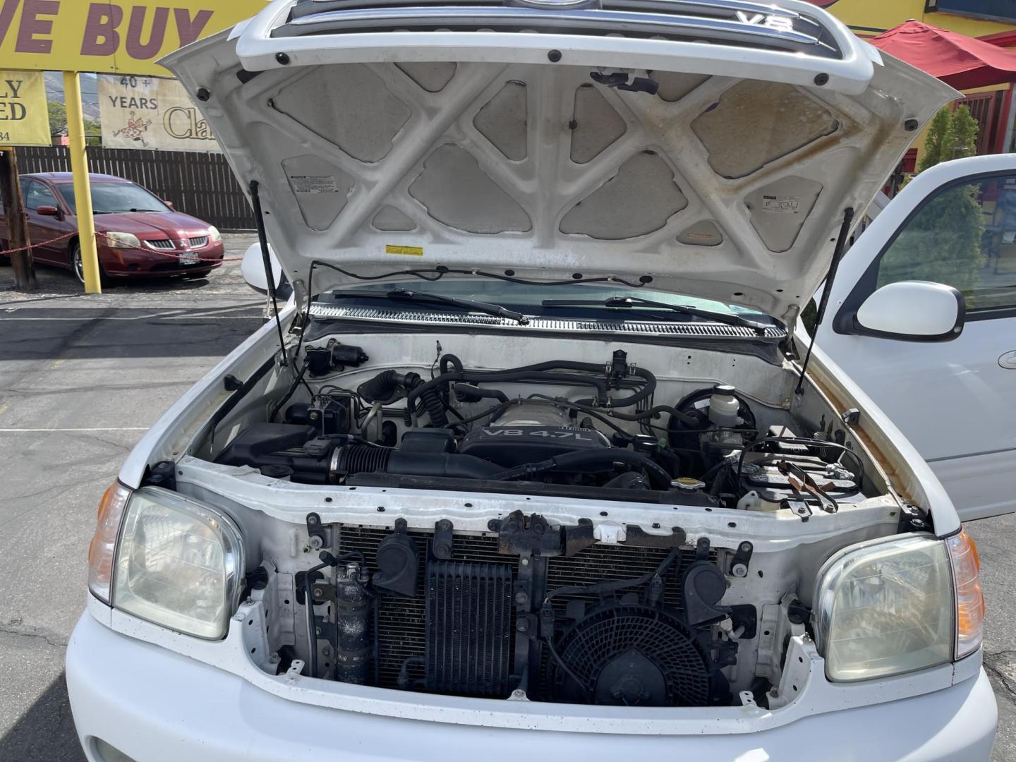 2004 Super White /Tan Toyota Sequoia Limited 4WD (5TDBT48A54S) with an 4.7L V8 DOHC 32V engine, 4-Speed Automatic Overdrive transmission, located at 801 South State Street, Salt Lake City, UT, 84111, (801) 328-0098, 40.751953, -111.888206 - Clean title! Nice 4x4 Sequoia in great condition for the year, make and miles. This Sequoia has been taken care of and maintained very well! Has passed inspections by our mechanic and approved for up to a 3 month up to 5 year warranty that covers every major part bumper to bumper. Features: Leather - Photo#21