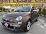 2013 Bamboo Pearl /BROWN Fiat 500 Lounge Hatchback (3C3CFFCR9DT) with an 1.4L L4 engine, 6-Speed Automatic transmission, located at 801 South State Street, Salt Lake City, UT, 84111, (801) 328-0098, 40.751953, -111.888206 - Clean title! No accidents on Carfax! Carfax shows only 2 owners no accidents clean title! Vehicle has been maintained and cared for Carfax show 16 maintenance service records that includes oil changes and maintenance. This has passed all inspections certifications and approved for up to a 5 year war - Photo#1