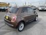 2013 Bamboo Pearl /BROWN Fiat 500 Lounge Hatchback (3C3CFFCR9DT) with an 1.4L L4 engine, 6-Speed Automatic transmission, located at 801 South State Street, Salt Lake City, UT, 84111, (801) 328-0098, 40.751953, -111.888206 - Clean title! No accidents on Carfax! Carfax shows only 2 owners no accidents clean title! Vehicle has been maintained and cared for Carfax show 16 maintenance service records that includes oil changes and maintenance. This has passed all inspections certifications and approved for up to a 5 year war - Photo#5