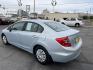 2012 Satin Silver Metallic /Gray Honda Civic LX Sedan 5-Speed AT (19XFB2F5XCE) with an 1.8L L4 SOHC 16V engine, 5-Speed Automatic transmission, located at 801 South State Street, Salt Lake City, UT, 84111, (801) 328-0098, 40.751953, -111.888206 - Clean title!!! No accidents on Carfax history report! Vehicle has been very well taken care of and maintained Carfax shows this vehicle has been serviced 25 times that includes oil changes and regular maintenance that has been performed. Great gas saver this 2012 Honda Civic LX with a 1.8L engine g - Photo#7