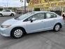2012 Satin Silver Metallic /Gray Honda Civic LX Sedan 5-Speed AT (19XFB2F5XCE) with an 1.8L L4 SOHC 16V engine, 5-Speed Automatic transmission, located at 801 South State Street, Salt Lake City, UT, 84111, (801) 328-0098, 40.751953, -111.888206 - Clean title!!! No accidents on Carfax history report! Vehicle has been very well taken care of and maintained Carfax shows this vehicle has been serviced 25 times that includes oil changes and regular maintenance that has been performed. Great gas saver this 2012 Honda Civic LX with a 1.8L engine g - Photo#9
