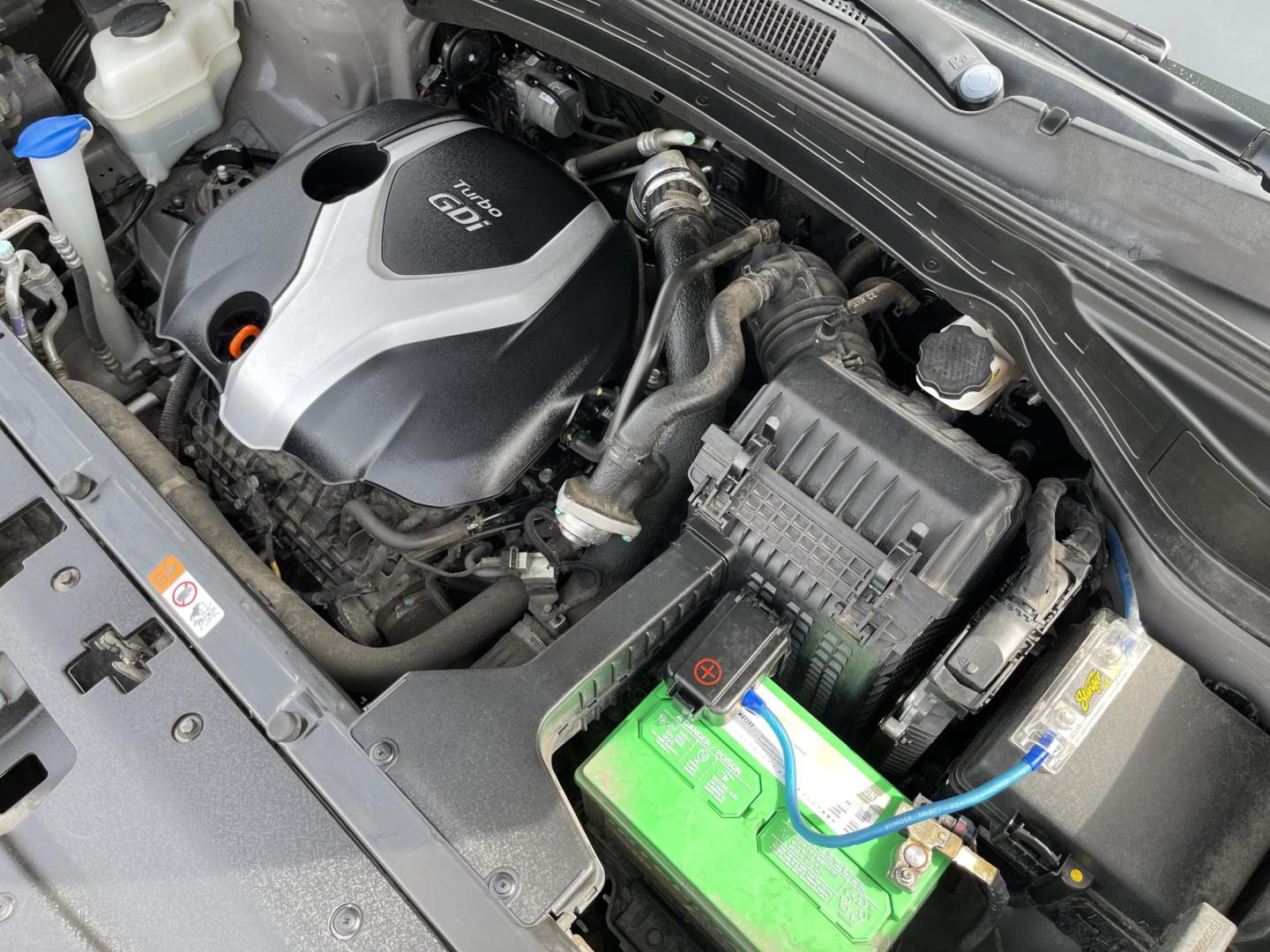 2013 Bamboo Pearl /Black Hyundai Santa Fe Sport 2.0 AWD (5XYZUDLA9DG) with an 2.0L L4 DOHC 16V engine, 6-Speed Automatic transmission, located at 801 South State Street, Salt Lake City, UT, 84111, (801) 328-0098, 40.751953, -111.888206 - Clean title no accidents!!! Super clean with very low miles only 67k miles very clean hard to find! This is perfect for the snow with all wheel drive perfect all around year SUV! Immaculate condition inside and out Carfax shows all regular service was done and cared for. The 2013 Hyundai Santa Fe 2. - Photo#34