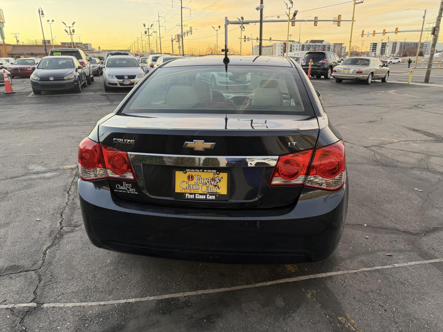 2014 Bluestone Metallic /Tan Chevrolet Cruze 2LT Auto (1G1PE5SB6E7) with an 1.4L L4 DOHC 16V TURBO engine, 6-Speed Automatic transmission, located at 801 South State Street, Salt Lake City, UT, 84111, (801) 328-0098, 40.751953, -111.888206 - 1 Owner car! Clean Title! Hard to find well kept in as great of condition as this one! Has been maintained and taken care of according to the Carfax report it shows all service records that includes regular oil changes and maintenance. No accidents according to Carfax there has never been any accide - Photo#6