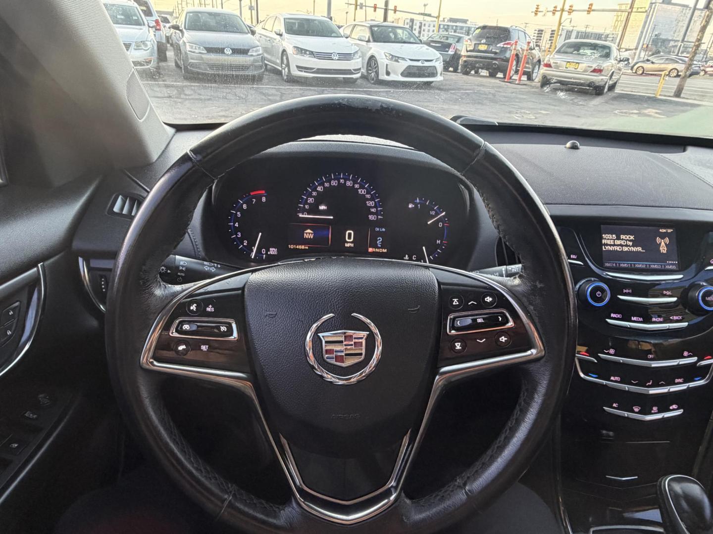 2014 Black /Black Cadillac ATS 2.5L Standard RWD (1G6AA5RA1E0) with an 2.5L L4 DOHC 16V engine, 6-Speed Automatic transmission, located at 801 South State Street, Salt Lake City, UT, 84111, (801) 328-0098, 40.751953, -111.888206 - Clean title! No accidents on Carfax! Only 1 owner on the Carfax! Carfax shows this vehicle has been maintained and taken care of. Carfax shows regular oil changes and regular service intervals were performed. Features: ABS Brakes, Air Conditioning, Alloy Wheels, AM/FM Stereo, Automatic Transmissio - Photo#19