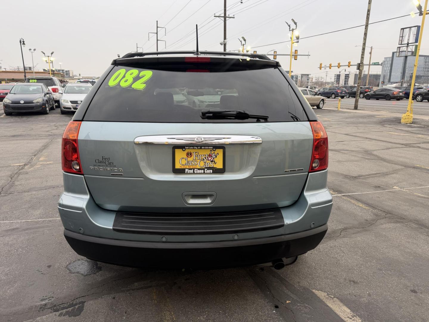 2008 French Blue Metallic /Tan Chrysler Pacifica Touring AWD (2A8GF68X78R) with an 4.0L V6 SOHC 24V engine, 6-Speed Automatic Overdrive transmission, located at 801 South State Street, Salt Lake City, UT, 84111, (801) 328-0098, 40.751953, -111.888206 - Excellent condition inside and out! Clean title! Must see affordable all wheel drive SUV in excellent condition inside and out! Loaded with lots of extras! Features: 4WD/AWD, ABS Brakes, Air Conditioning, Alloy Wheels, AM/FM Stereo, Automatic Transmission, Auxiliary Audio Input, CD Audio, Cruise C - Photo#6