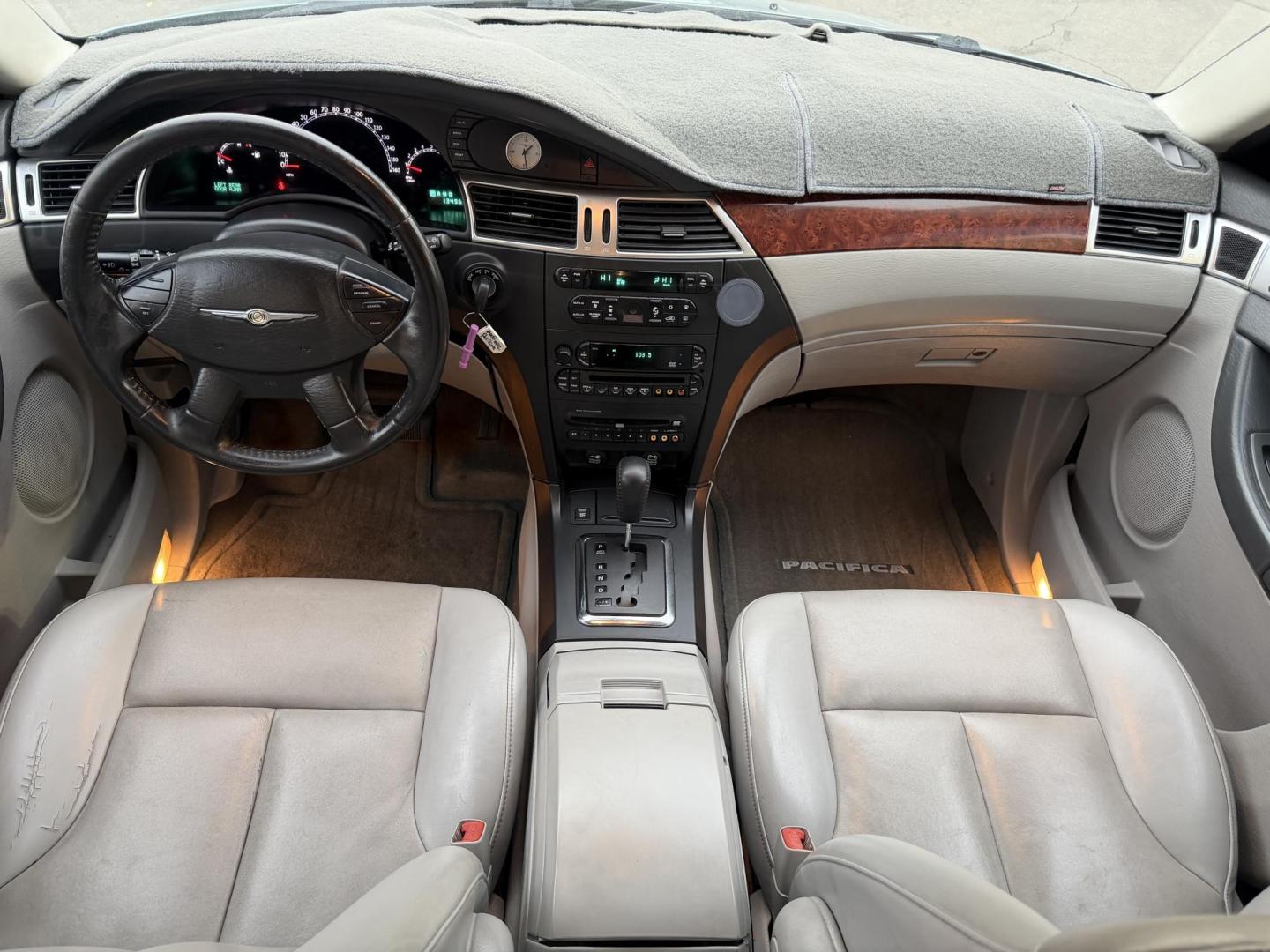 2008 French Blue Metallic /Tan Chrysler Pacifica Touring AWD (2A8GF68X78R) with an 4.0L V6 SOHC 24V engine, 6-Speed Automatic Overdrive transmission, located at 801 South State Street, Salt Lake City, UT, 84111, (801) 328-0098, 40.751953, -111.888206 - Excellent condition inside and out! Clean title! Must see affordable all wheel drive SUV in excellent condition inside and out! Loaded with lots of extras! Features: 4WD/AWD, ABS Brakes, Air Conditioning, Alloy Wheels, AM/FM Stereo, Automatic Transmission, Auxiliary Audio Input, CD Audio, Cruise C - Photo#11