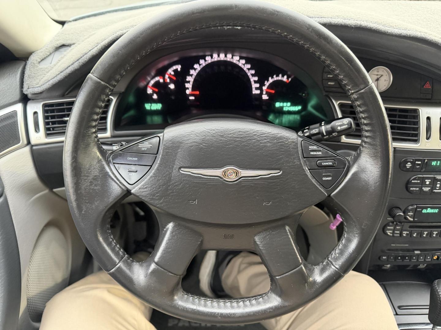 2008 French Blue Metallic /Tan Chrysler Pacifica Touring AWD (2A8GF68X78R) with an 4.0L V6 SOHC 24V engine, 6-Speed Automatic Overdrive transmission, located at 801 South State Street, Salt Lake City, UT, 84111, (801) 328-0098, 40.751953, -111.888206 - Excellent condition inside and out! Clean title! Must see affordable all wheel drive SUV in excellent condition inside and out! Loaded with lots of extras! Features: 4WD/AWD, ABS Brakes, Air Conditioning, Alloy Wheels, AM/FM Stereo, Automatic Transmission, Auxiliary Audio Input, CD Audio, Cruise C - Photo#16