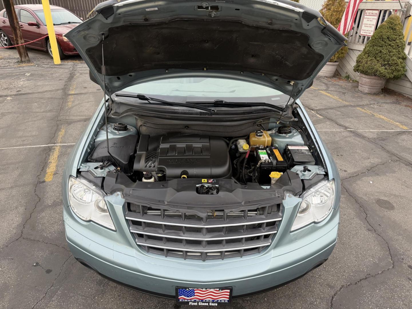 2008 French Blue Metallic /Tan Chrysler Pacifica Touring AWD (2A8GF68X78R) with an 4.0L V6 SOHC 24V engine, 6-Speed Automatic Overdrive transmission, located at 801 South State Street, Salt Lake City, UT, 84111, (801) 328-0098, 40.751953, -111.888206 - Excellent condition inside and out! Clean title! Must see affordable all wheel drive SUV in excellent condition inside and out! Loaded with lots of extras! Features: 4WD/AWD, ABS Brakes, Air Conditioning, Alloy Wheels, AM/FM Stereo, Automatic Transmission, Auxiliary Audio Input, CD Audio, Cruise C - Photo#23