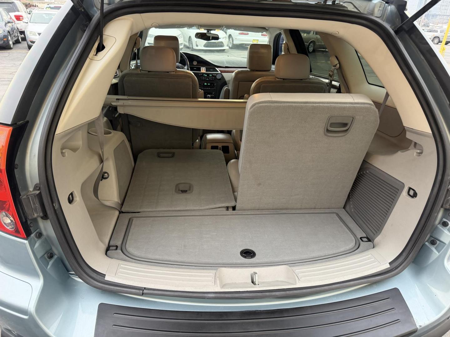 2008 French Blue Metallic /Tan Chrysler Pacifica Touring AWD (2A8GF68X78R) with an 4.0L V6 SOHC 24V engine, 6-Speed Automatic Overdrive transmission, located at 801 South State Street, Salt Lake City, UT, 84111, (801) 328-0098, 40.751953, -111.888206 - Excellent condition inside and out! Clean title! Must see affordable all wheel drive SUV in excellent condition inside and out! Loaded with lots of extras! Features: 4WD/AWD, ABS Brakes, Air Conditioning, Alloy Wheels, AM/FM Stereo, Automatic Transmission, Auxiliary Audio Input, CD Audio, Cruise C - Photo#27