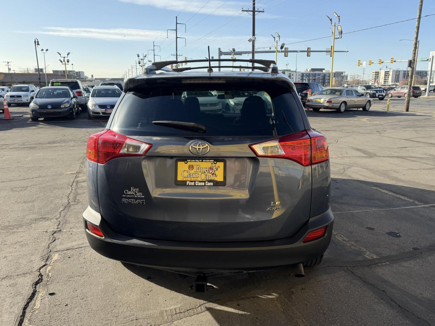 2014 Bluestone Metallic /Black Toyota RAV4 LE AWD (JTMBFREV9ED) with an 2.5L L4 DOHC 16V engine, 6-Speed Automatic transmission, located at 801 South State Street, Salt Lake City, UT, 84111, (801) 328-0098, 40.751953, -111.888206 - Clean title! Great condition inside and out runs great! Good affordable Toyota SUV with AWD (all wheel drive) hard to find in this price range!!! You can buy a 3 month 3,000 mile powertrain warranty and up to 1 year 12,000 miles warranty is available! It has passed all inspections and approved for w - Photo#6