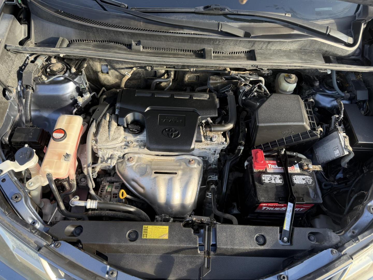 2014 Bluestone Metallic /Black Toyota RAV4 LE AWD (JTMBFREV9ED) with an 2.5L L4 DOHC 16V engine, 6-Speed Automatic transmission, located at 801 South State Street, Salt Lake City, UT, 84111, (801) 328-0098, 40.751953, -111.888206 - Clean title! Great condition inside and out runs great! Good affordable Toyota SUV with AWD (all wheel drive) hard to find in this price range!!! You can buy a 3 month 3,000 mile powertrain warranty and up to 1 year 12,000 miles warranty is available! It has passed all inspections and approved for w - Photo#24