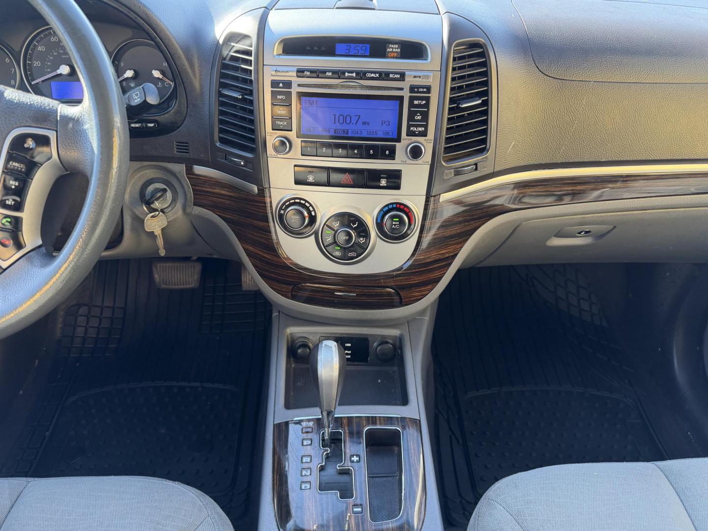 2011 Black /Gray Hyundai Santa Fe GL 2.4 4WD (5XYZGDAB3BG) with an 2.4L L4 DOHC 16V engine, 6-Speed Automatic transmission, located at 801 South State Street, Salt Lake City, UT, 84111, (801) 328-0098, 40.751953, -111.888206 - We put all 4 Brand new Tires! Clean title!!! Approved for up to a 5 year bumper warranty through Protective that can be added onto the vehicle. Great fuel economy this is a fuel efficient SUV at an affordable price hard to find. Features: 4WD/AWD, ABS Brakes, Air Conditioning, Alloy Wheels, AM/FM S - Photo#19