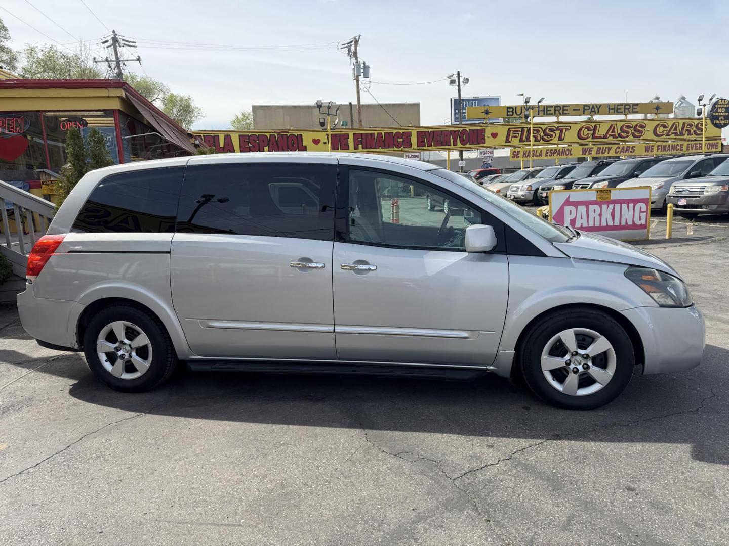 2008 Silver Sky Metallic /Gray Nissan Quest 3.5 (5N1BV28UX8N) with an 3.5L V6 DOHC 24V engine, 5-Speed Automatic transmission, located at 801 South State Street, Salt Lake City, UT, 84111, (801) 328-0098, 40.751953, -111.888206 - Clean title! Affordable family van! Low miles for the year only 138,893 miles that is really low for a 2008. Approved for up to a 5 year extended warranty plan that can be added onto the vehicle. Features: ABS Brakes, Air Conditioning, AM/FM Stereo, Automatic Transmission, Auxiliary Audio Input, C - Photo#6