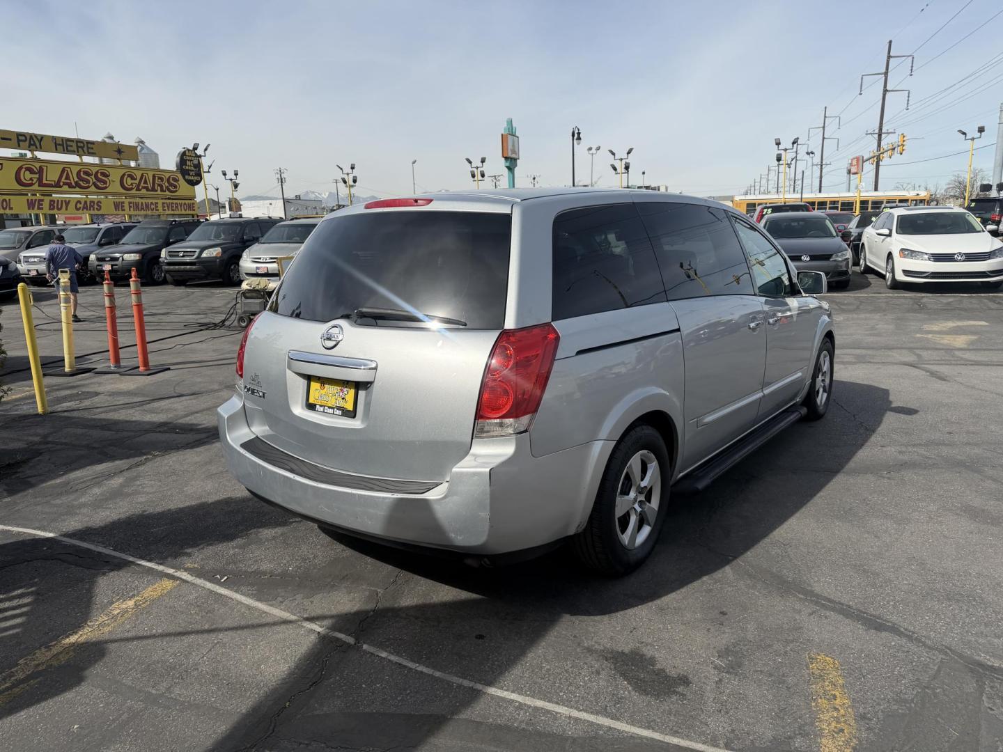 2008 Silver Sky Metallic /Gray Nissan Quest 3.5 (5N1BV28UX8N) with an 3.5L V6 DOHC 24V engine, 5-Speed Automatic transmission, located at 801 South State Street, Salt Lake City, UT, 84111, (801) 328-0098, 40.751953, -111.888206 - Clean title! Affordable family van! Low miles for the year only 138,893 miles that is really low for a 2008. Approved for up to a 5 year extended warranty plan that can be added onto the vehicle. Features: ABS Brakes, Air Conditioning, AM/FM Stereo, Automatic Transmission, Auxiliary Audio Input, C - Photo#8