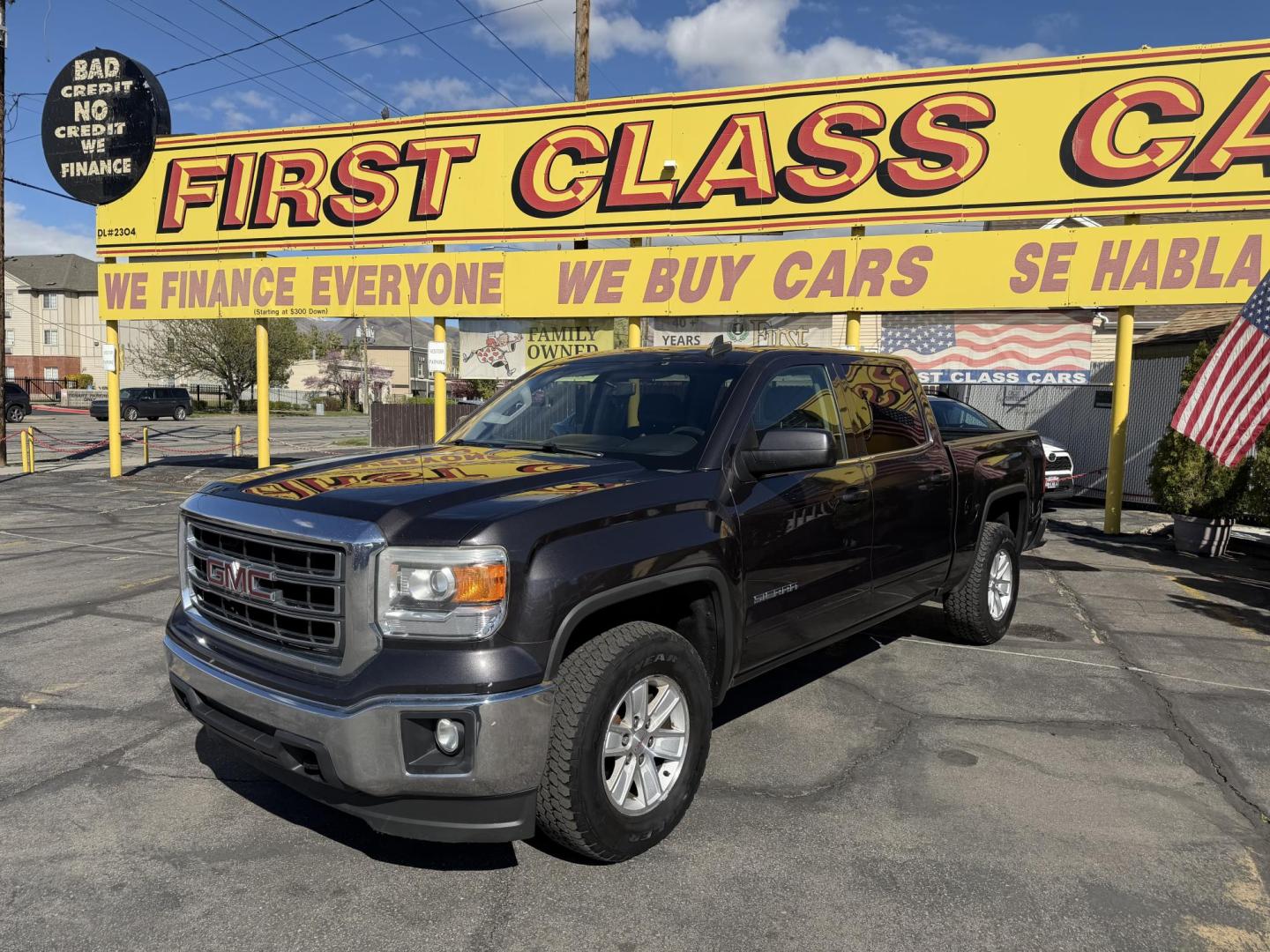 2015 Black /Black GMC Sierra 1500 SLE Crew Cab Short Box 4WD (3GTU2UEC5FG) with an 5.3L V8 OHV 16V engine, 6-Speed Automatic transmission, located at 801 South State Street, Salt Lake City, UT, 84111, (801) 328-0098, 40.751953, -111.888206 - 2015 GMC Sierra 1500 SLE 4x4 – Clean Title – Immaculate Condition Ready to go today! This truck is CLEAN inside & out and drives like a dream. Well maintained, fully inspected, and built to handle Utah roads year-round.Clean Title, Passed Mechanical Inspection, Eligible for Up to 5-Year / 50,00 - Photo#1
