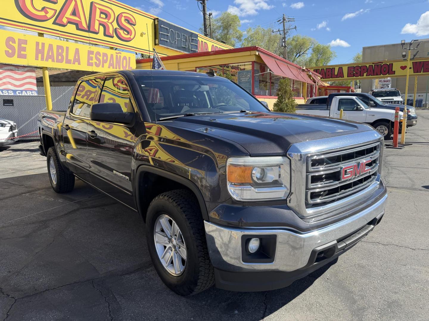 2015 Black /Black GMC Sierra 1500 SLE Crew Cab Short Box 4WD (3GTU2UEC5FG) with an 5.3L V8 OHV 16V engine, 6-Speed Automatic transmission, located at 801 South State Street, Salt Lake City, UT, 84111, (801) 328-0098, 40.751953, -111.888206 - 2015 GMC Sierra 1500 SLE 4x4 – Clean Title – Immaculate Condition Ready to go today! This truck is CLEAN inside & out and drives like a dream. Well maintained, fully inspected, and built to handle Utah roads year-round.Clean Title, Passed Mechanical Inspection, Eligible for Up to 5-Year / 50,00 - Photo#6